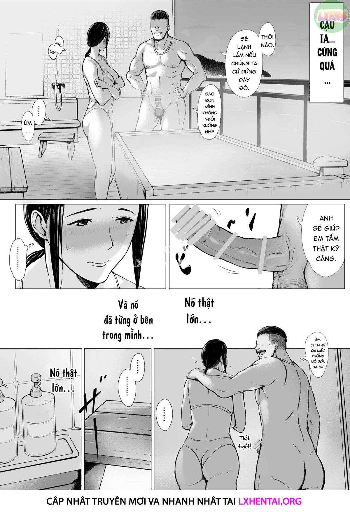 Đọc truyện hentai Hahagui Ottori Okaasan ga Toshishita Yarichin ni Nerawareru Toki - Chap 2A