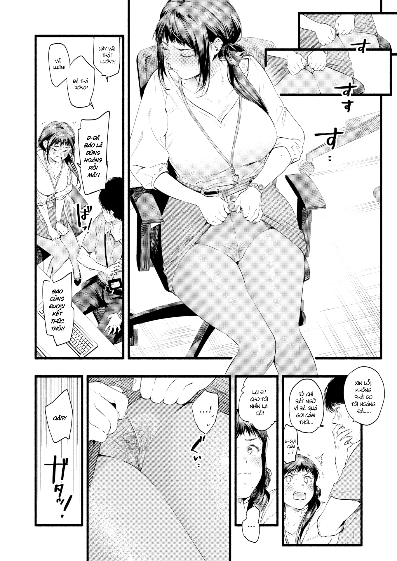 Đọc truyện hentai Thả Rông Đi Làm - Oneshot siêuuuu ngọt