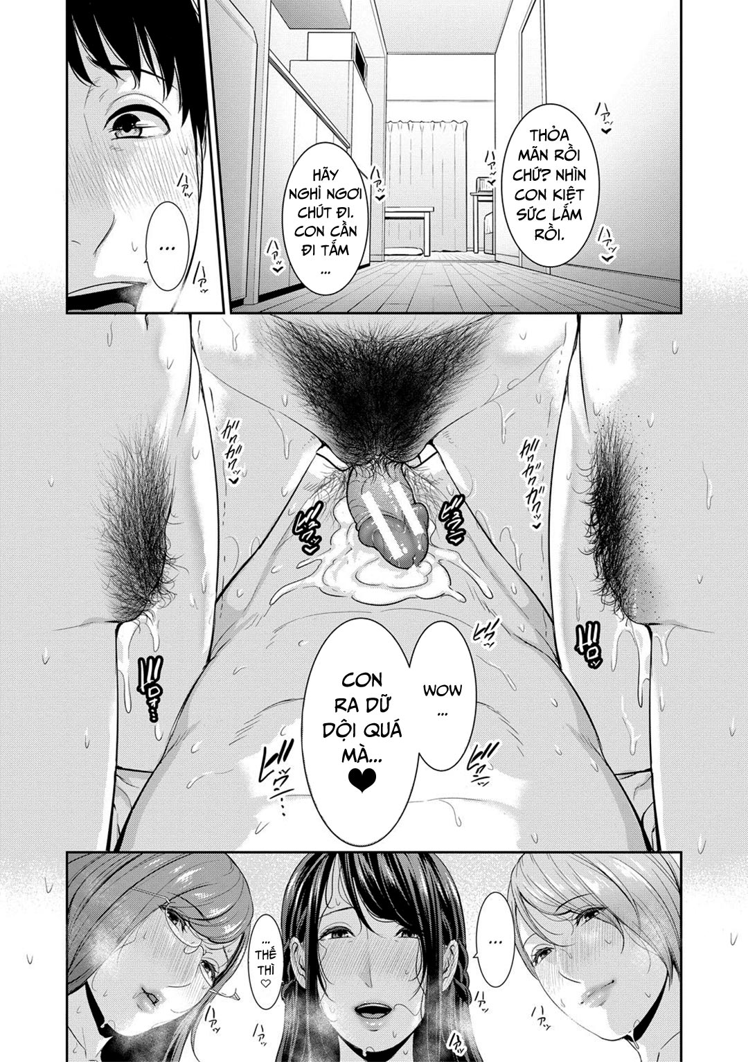 Đọc truyện hentai Ba người mẹ cuồng dâm - Chap 8 - END