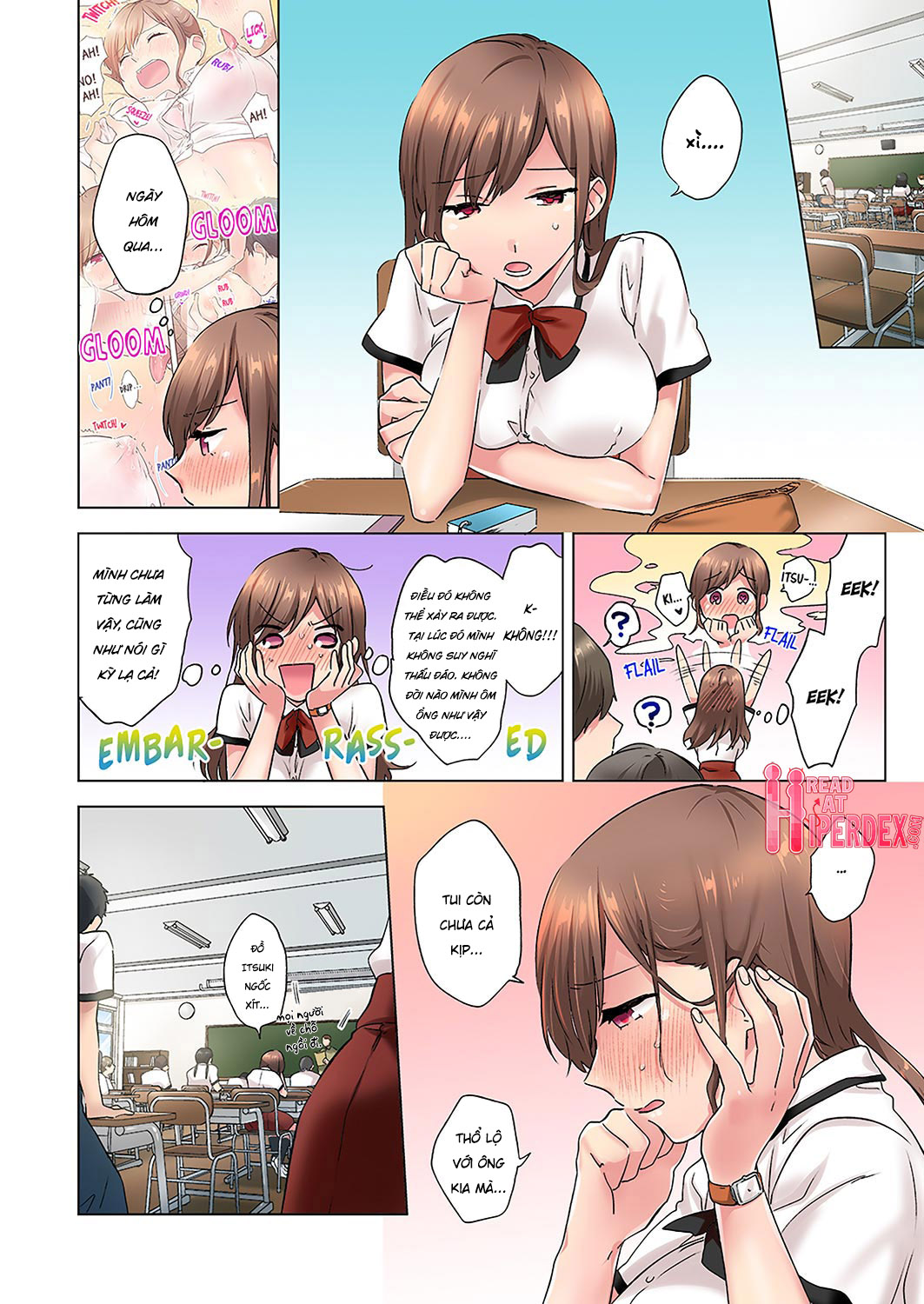 Đọc truyện hentai Làm Tình Với Nhỏ Bạn Ướt Đẫm Mồ Hôi... - Chap 4