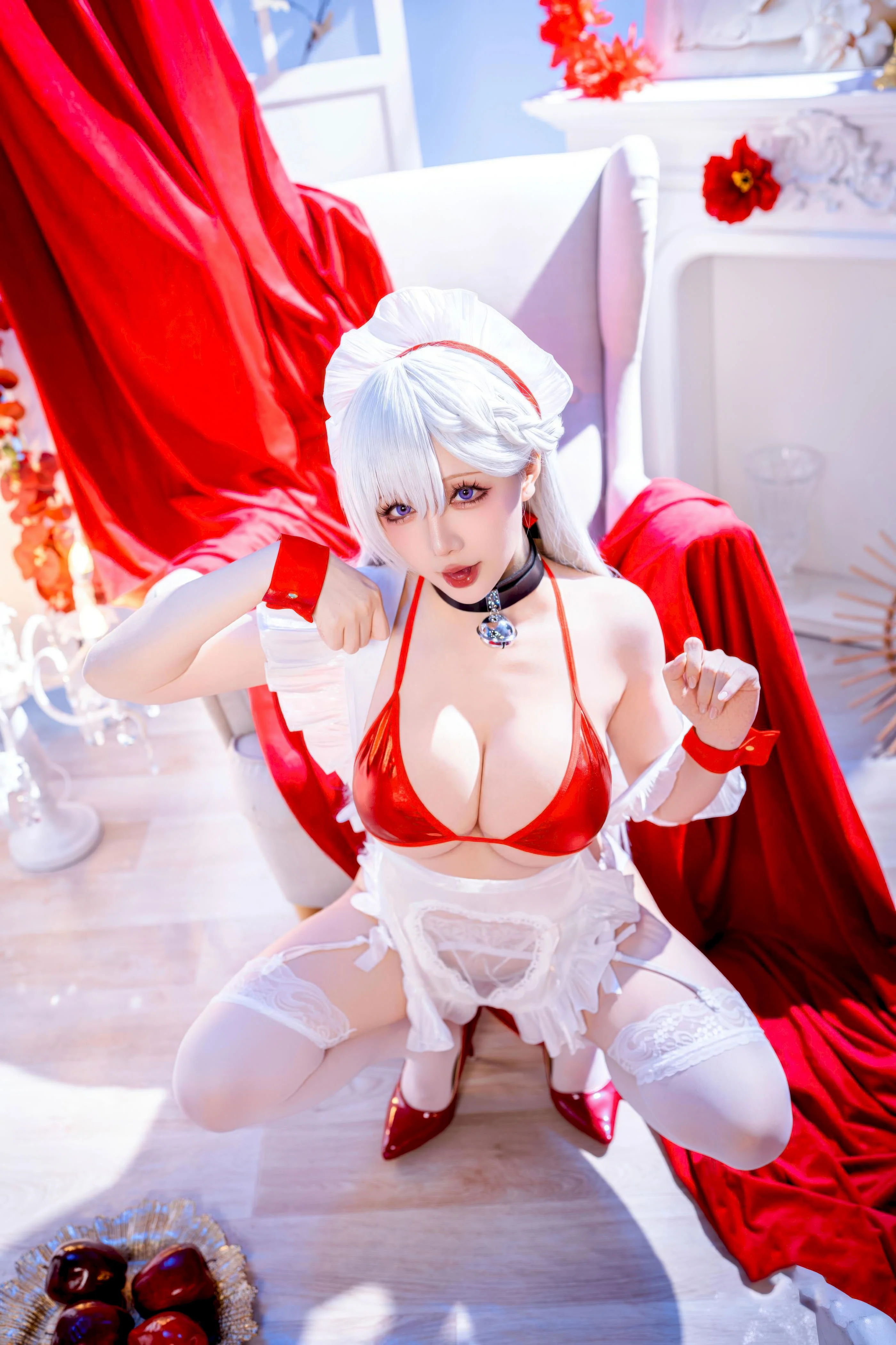 Đọc truyện hentai Tuyển tập Albums siêu phẩm Cosplay - Chap 1434 - Starry Night - (First Half) Azur Lane Belfast