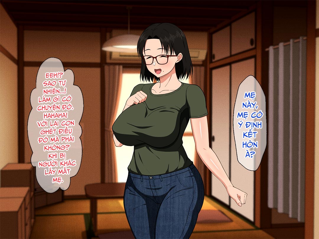 Đọc truyện hentai Khao khát người mẹ vú bự trong căn phòng nhỏ - Chap 2