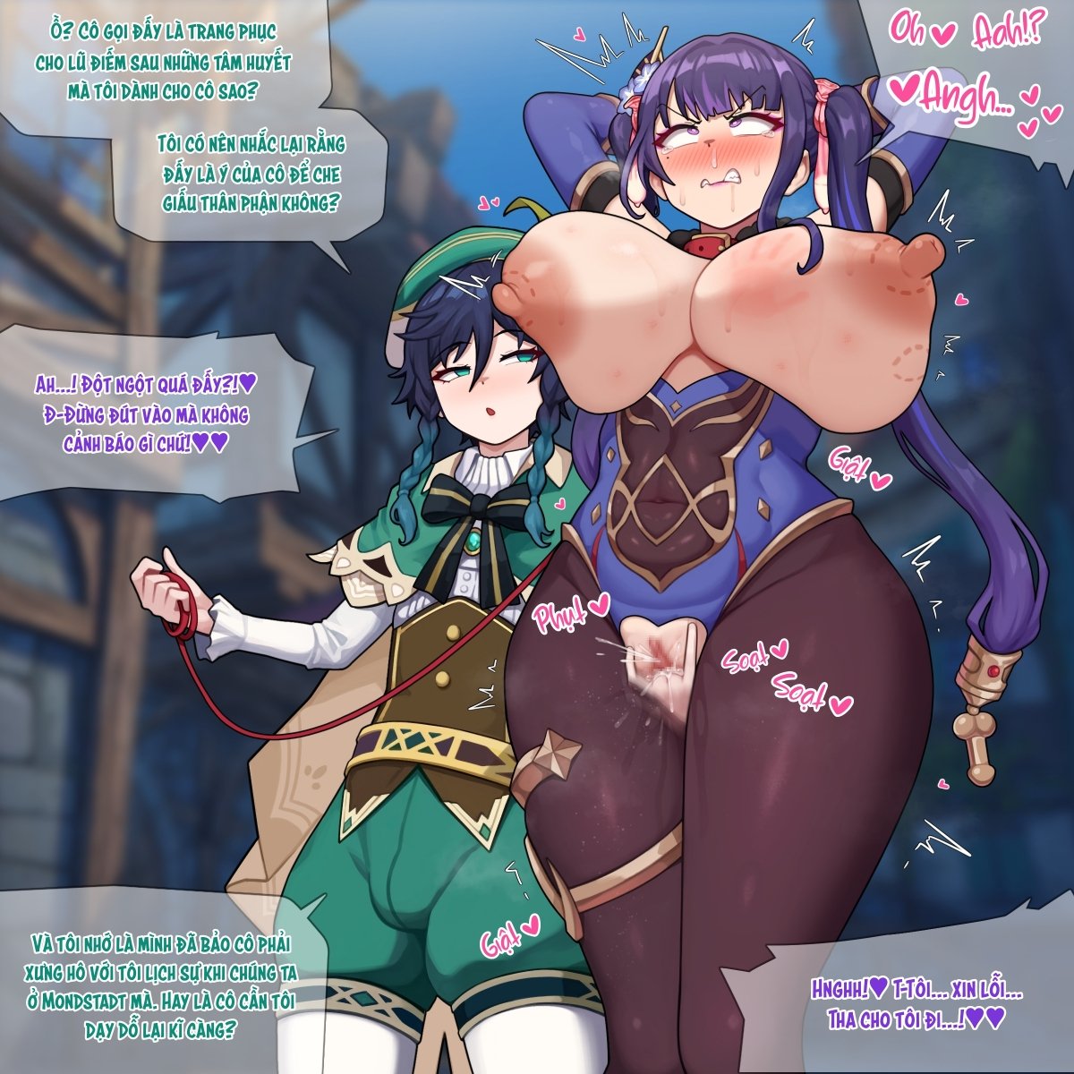 Đọc truyện hentai Venti và Raiden - Venti, Raiden