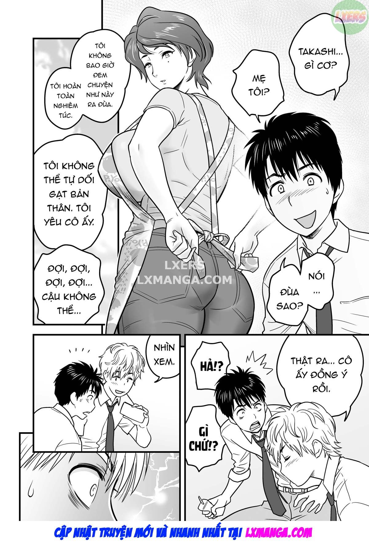 Đọc truyện hentai Vì mẹ tôi trở thành người yêu của bạn tôi - Chap 1