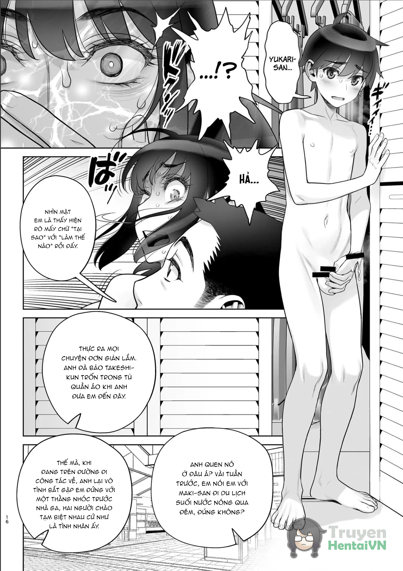 Đọc truyện hentai Bijin Tsuma Makimura Yukari Series 7 - Musuko no Doukyuusei to Otto Kounin Haramase - Oneshot