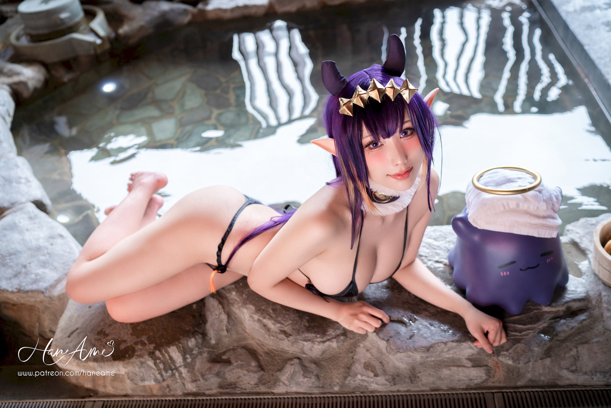 Đọc truyện hentai Tuyển tập Albums siêu phẩm Cosplay - Chap 661 - Haame - Ninomae No is Hot Springs