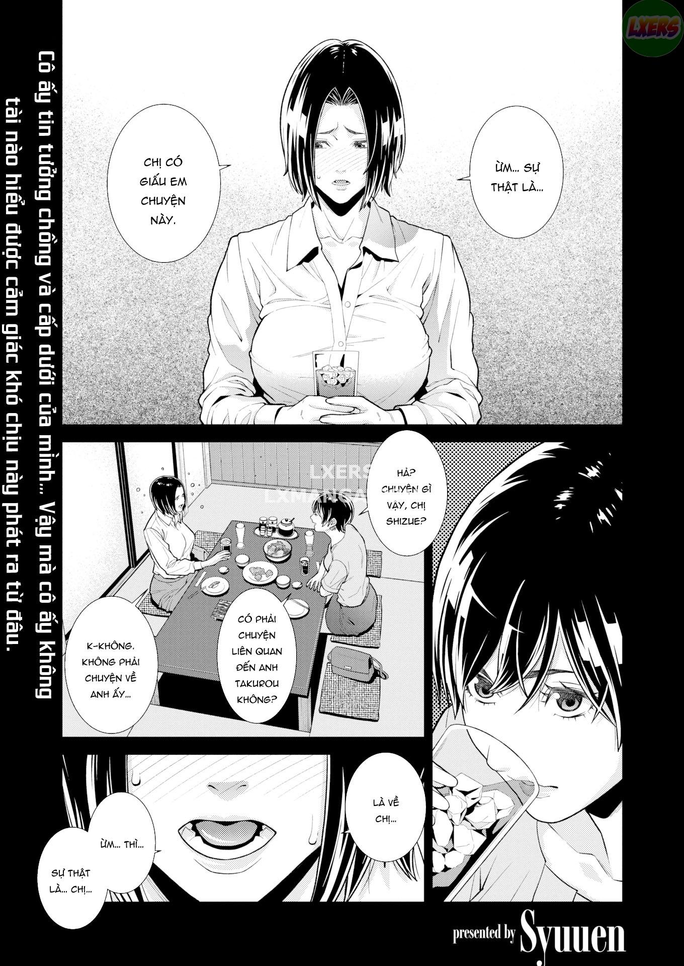 Đọc truyện hentai Cấp dưới được vợ đưa về nhà hóa ra lại là bạn gái cũ - Chap 2 ~Turn Shizue~ | END