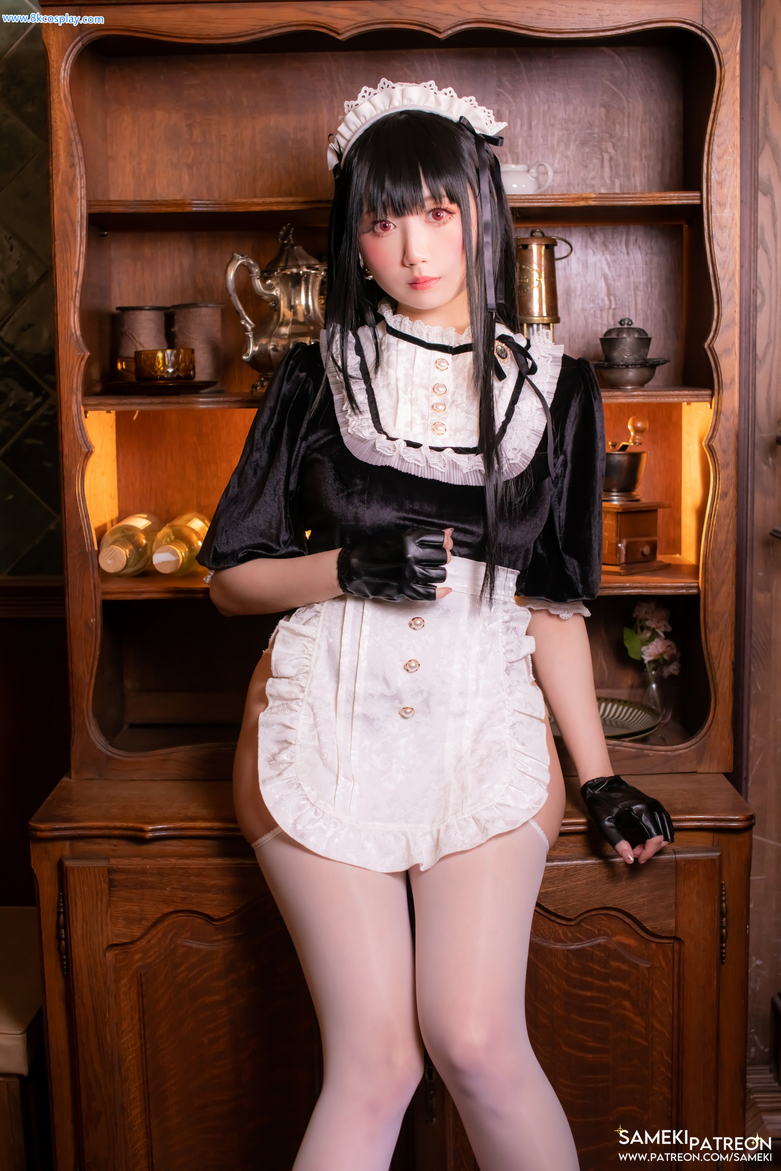 Đọc truyện hentai Tuyển tập Albums siêu phẩm Cosplay - Chap 551 - Sameki - White Silk Maid