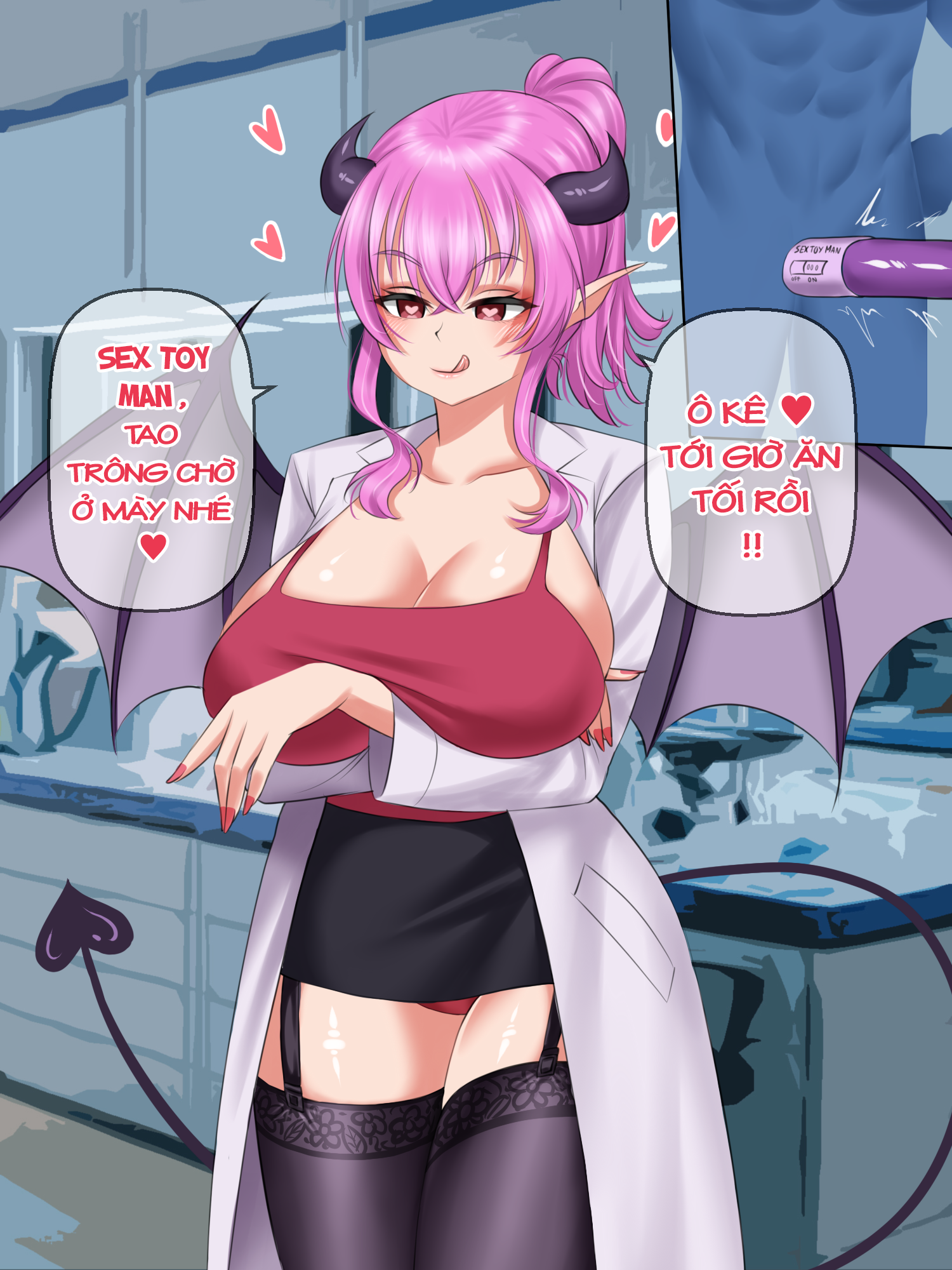 Đọc truyện hentai Ngày xả stress của Succubus - Chap 6: End.