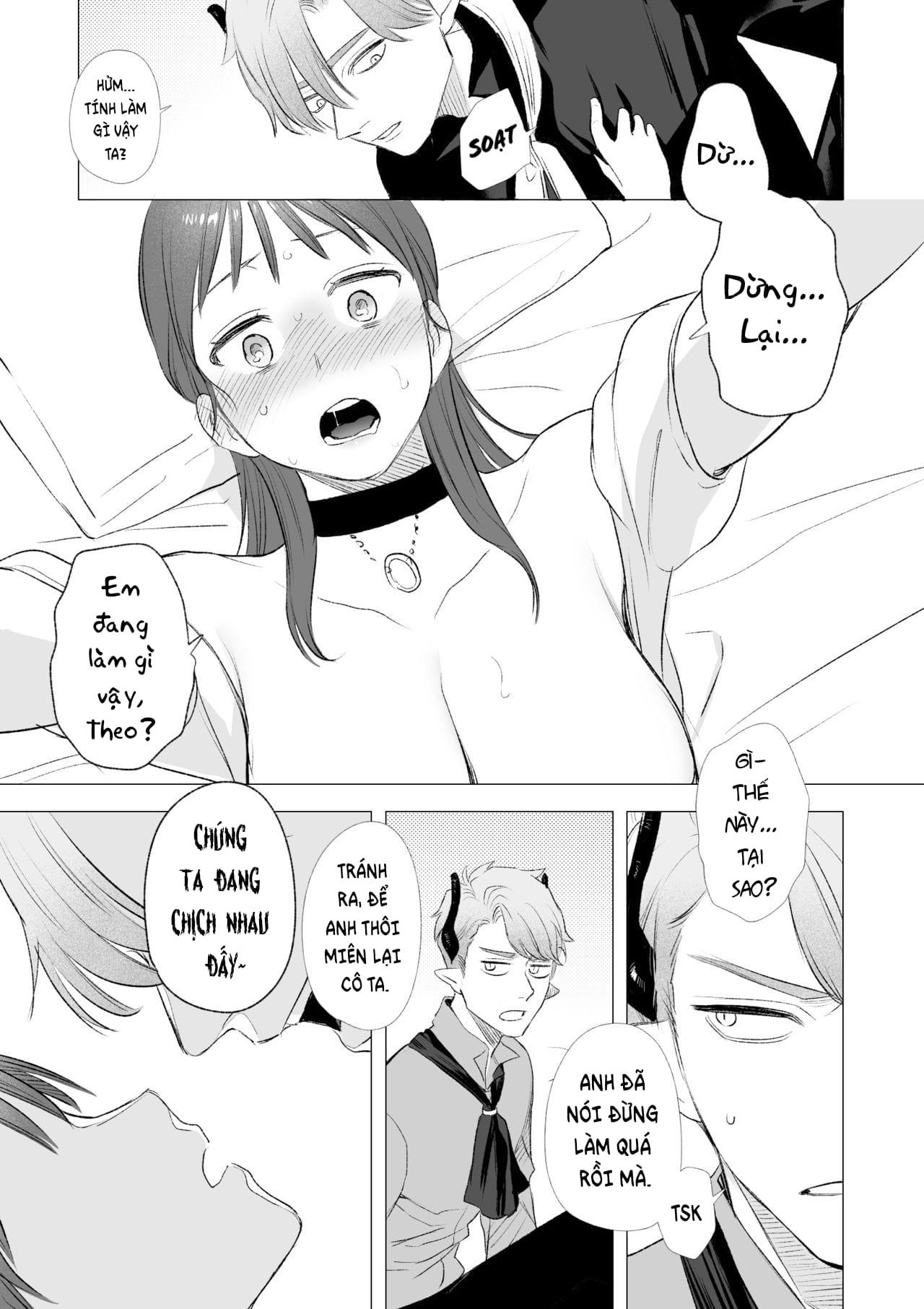 Đọc truyện hentai Tôi bị thôi miên giao phối với cặp song sinh nô lệ của bộ tộc rồng - Chap 2: Mất trinh