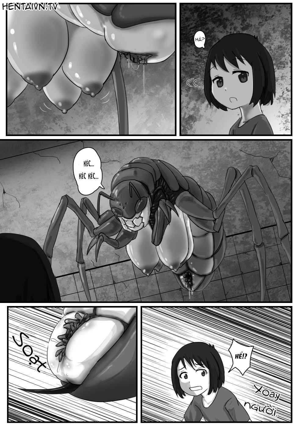 Đọc truyện hentai Lạc lối vào ổ bọ khổng lồ - Oneshot