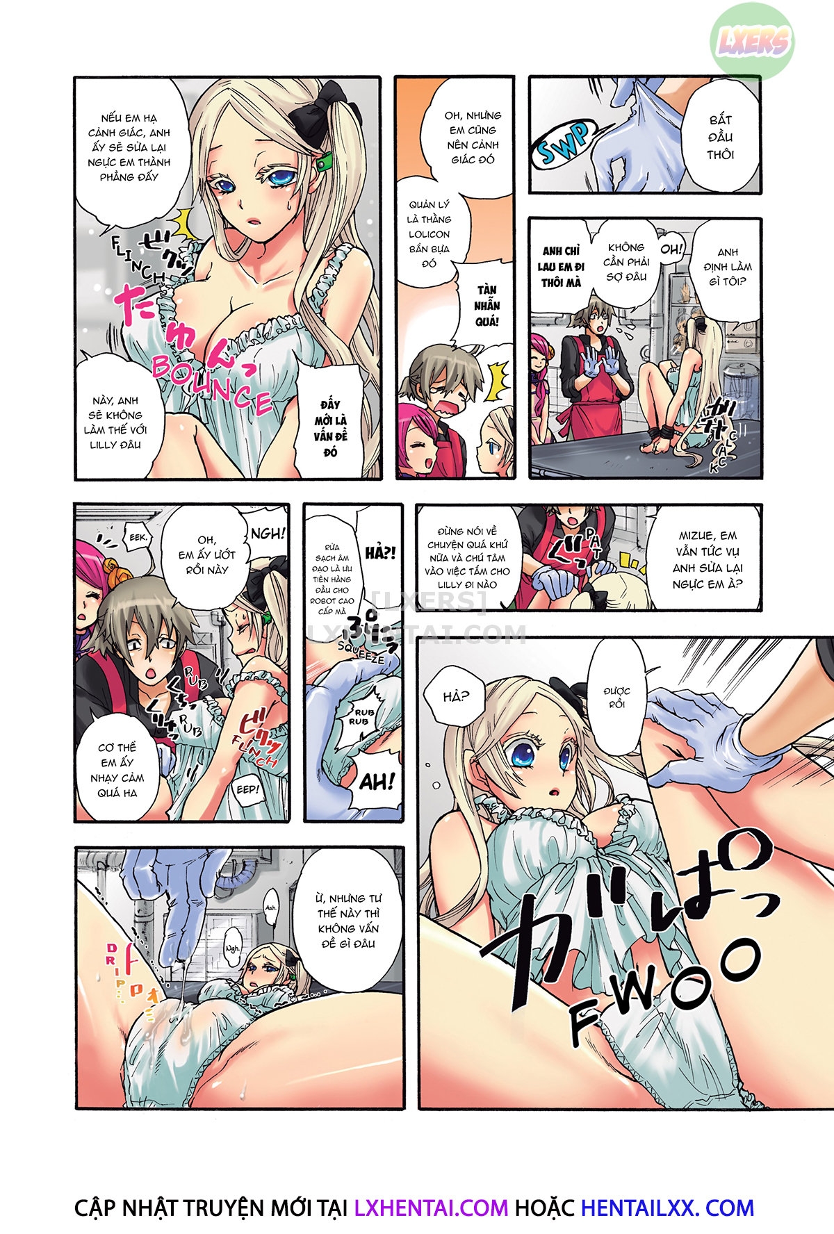 Đọc truyện hentai Robot thú cưng Lilly - Chap 4