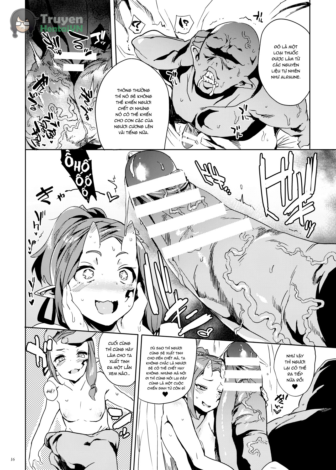 Đọc truyện hentai Orc no Ohime-sama wa Ranshi ga Tsuyosugiru - Oneshot