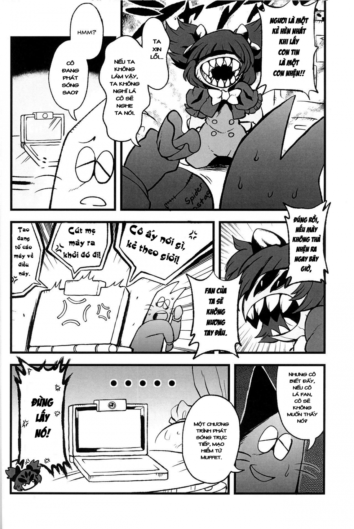 Đọc truyện hentai Midnight Muffet Live (Undertale) - Oneshot