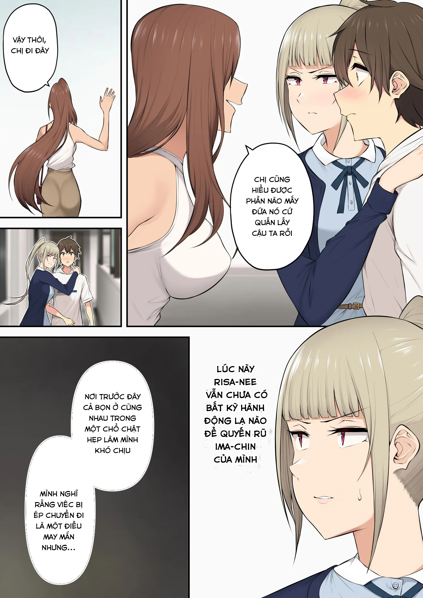 Đọc truyện hentai Imaizumi đưa cả bầy Gyaru về nhà mình - Chap 4.2