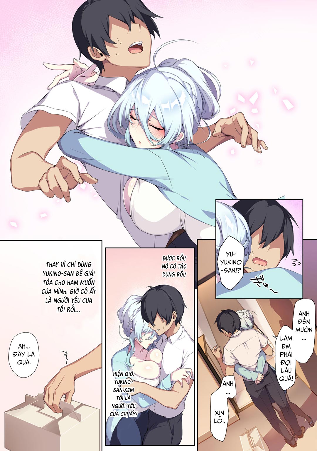 Đọc truyện hentai Hitozukiai Ga Nigate Na Miboujin No Yukionna-San To Noroi No Yubiwa - Chap 2 - Có che | [END]