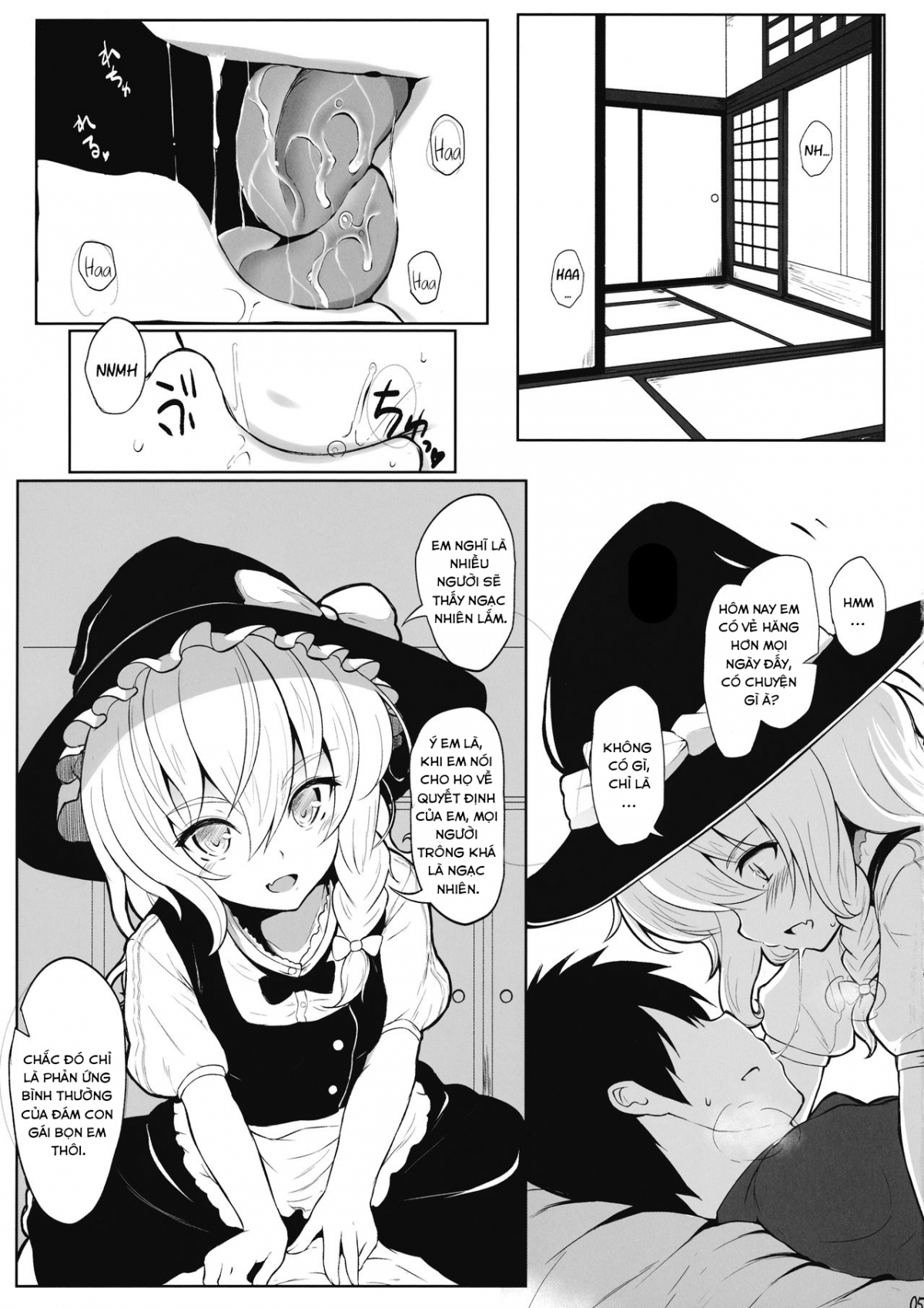 Đọc truyện hentai Hãy sinh cháu ngoại cho ba em nào!(Touhou Project) - Oneshot ngọt