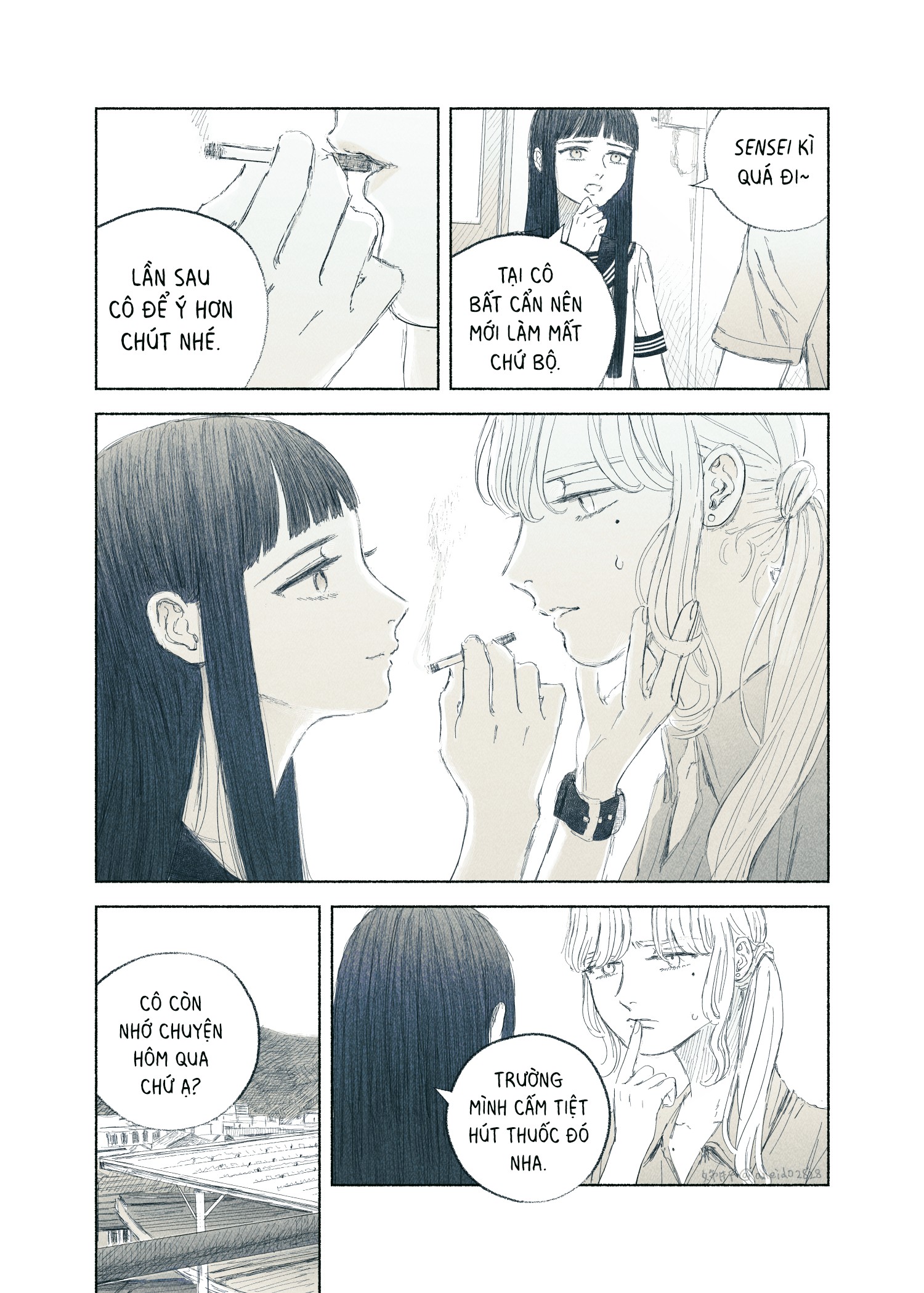 Đọc truyện hentai Chuyện về nữ giáo viên bị học sinh yandere nhấn chìm trong dục vọng - Tôi bị dằm trong tim