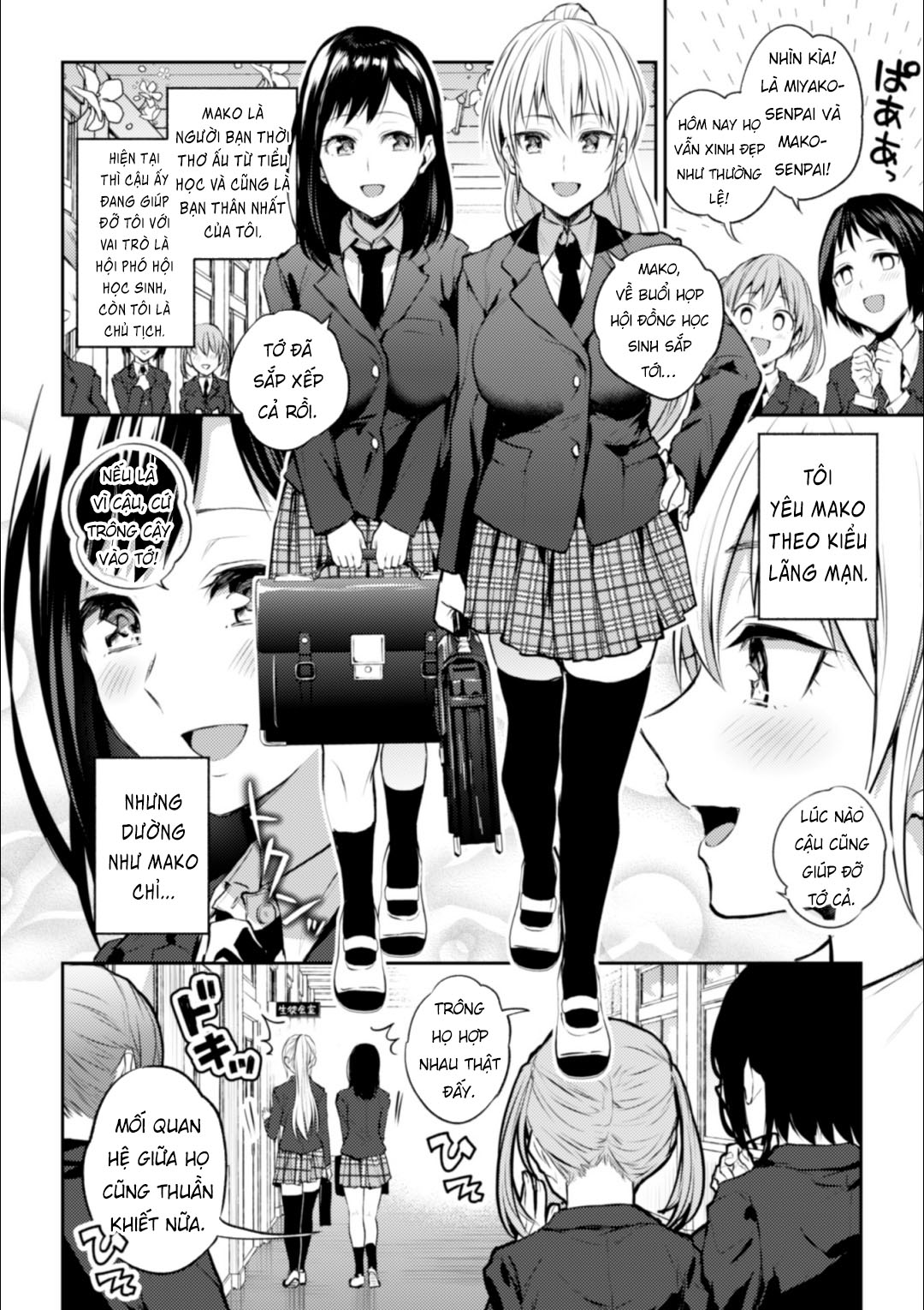 Đọc truyện hentai Kaichou to Fukukaichou no Fujun na Otsukiai - Chap 1