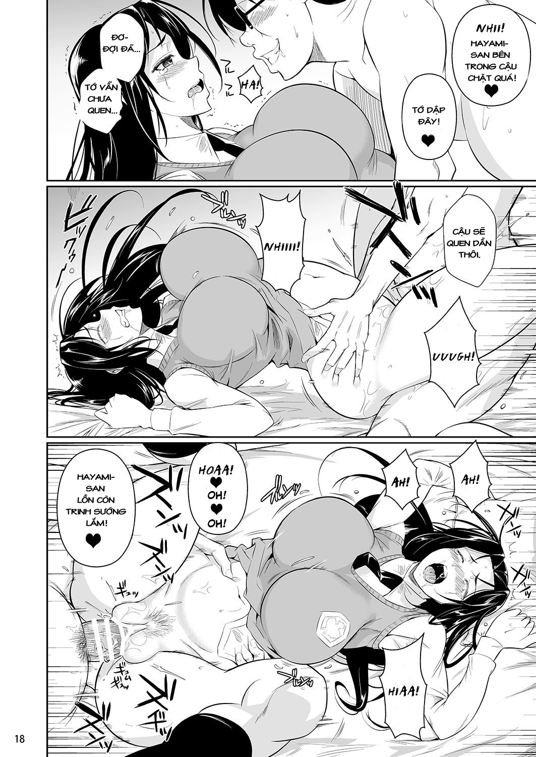 Đọc truyện hentai Hayami-san wa Me ga Mienai - Oneshot