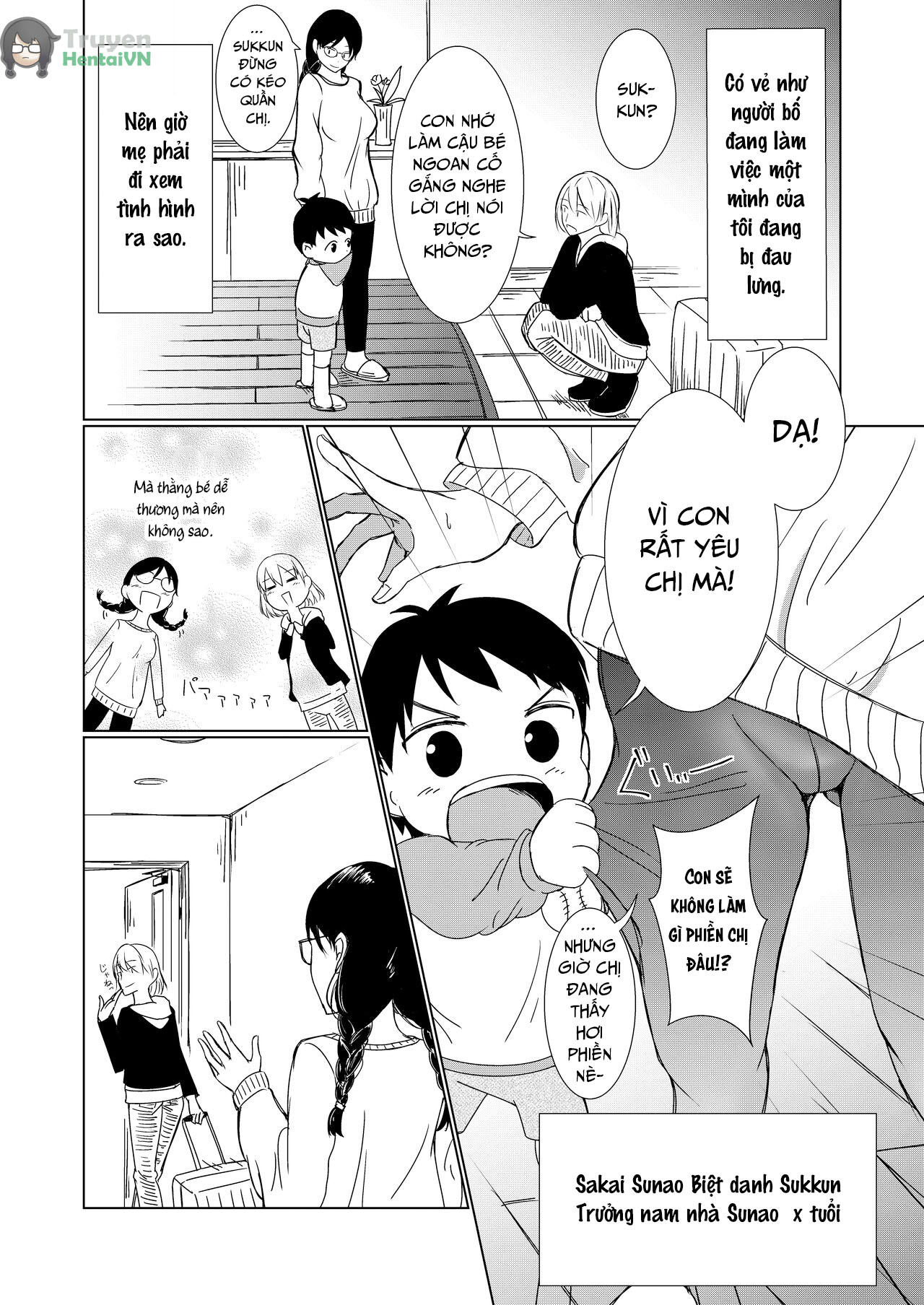 Đọc truyện hentai Chị gái đơn điệu ơi cố lên! Việc chăm sóc cậu  bé khi lần đầu cương cứng thật mệt mỏi - Oneshot