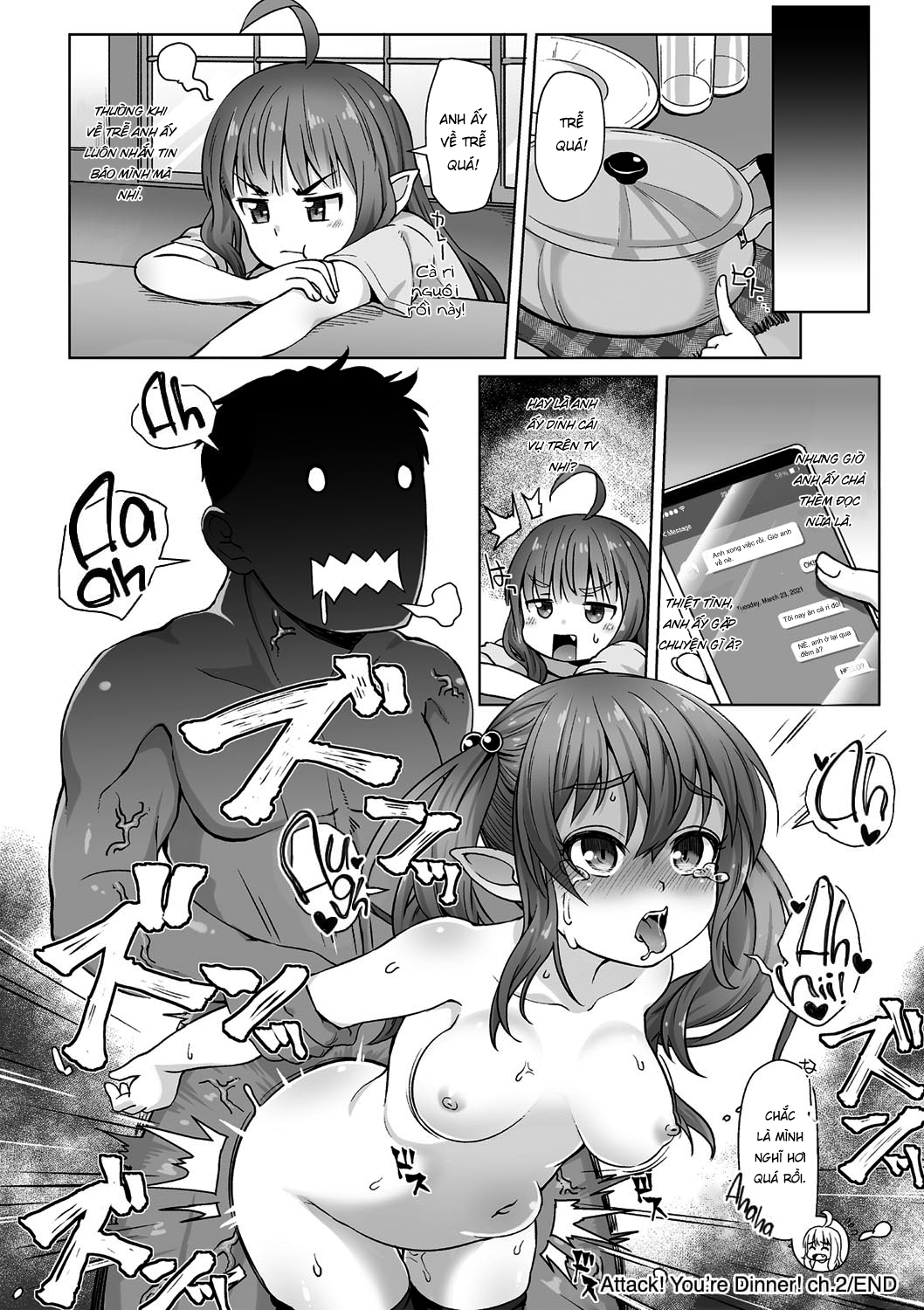 Đọc truyện hentai Tấn công! Anh là bữa tối của em! - Chap 2