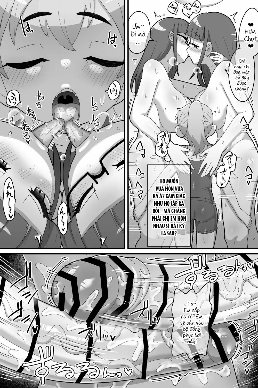 Đọc truyện hentai Tôi được yêu thương quá nhiều bởi cặp song sinh lưỡng hình. - Oneshot.