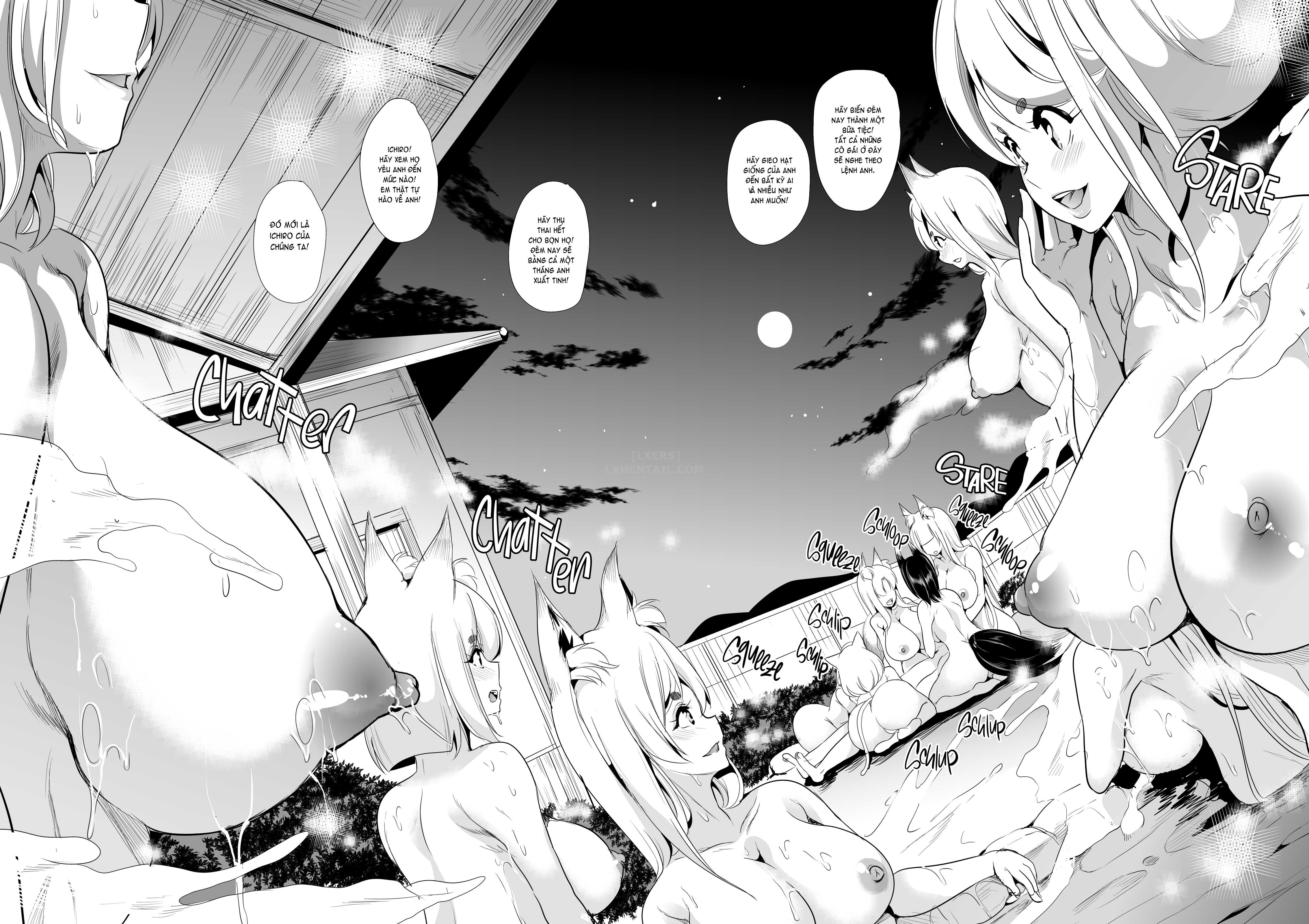 Đọc truyện hentai My Harem in Another World Collection - Chap 6 - Hot, Steamy Bath! Fluffy ❤️ Fucking
