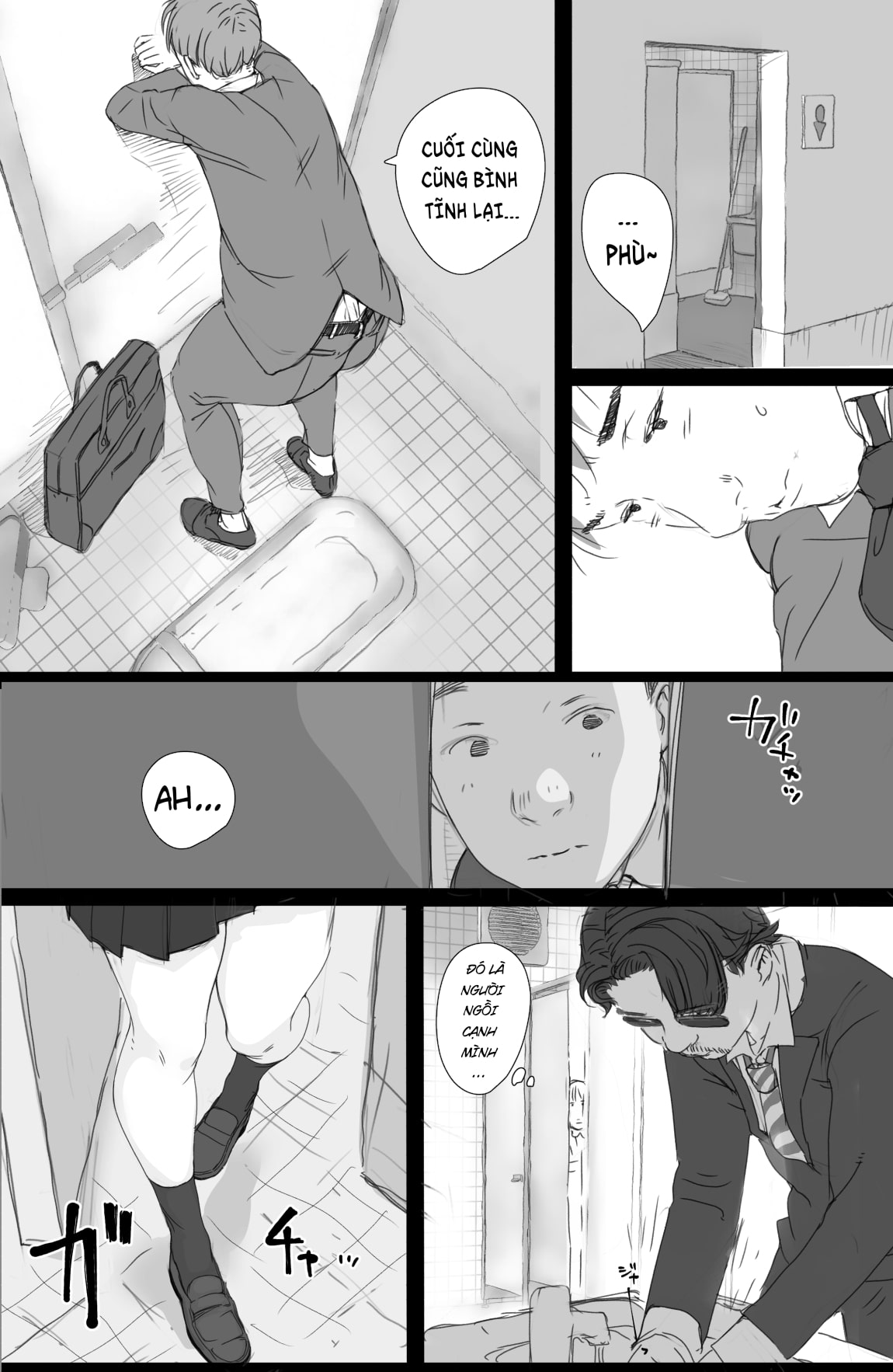 Đọc truyện hentai Anh Chàng May Mắn Và Cô Gái Khoe Hàng Trên Chuyến Tàu Điện Ngầm - Oneshot