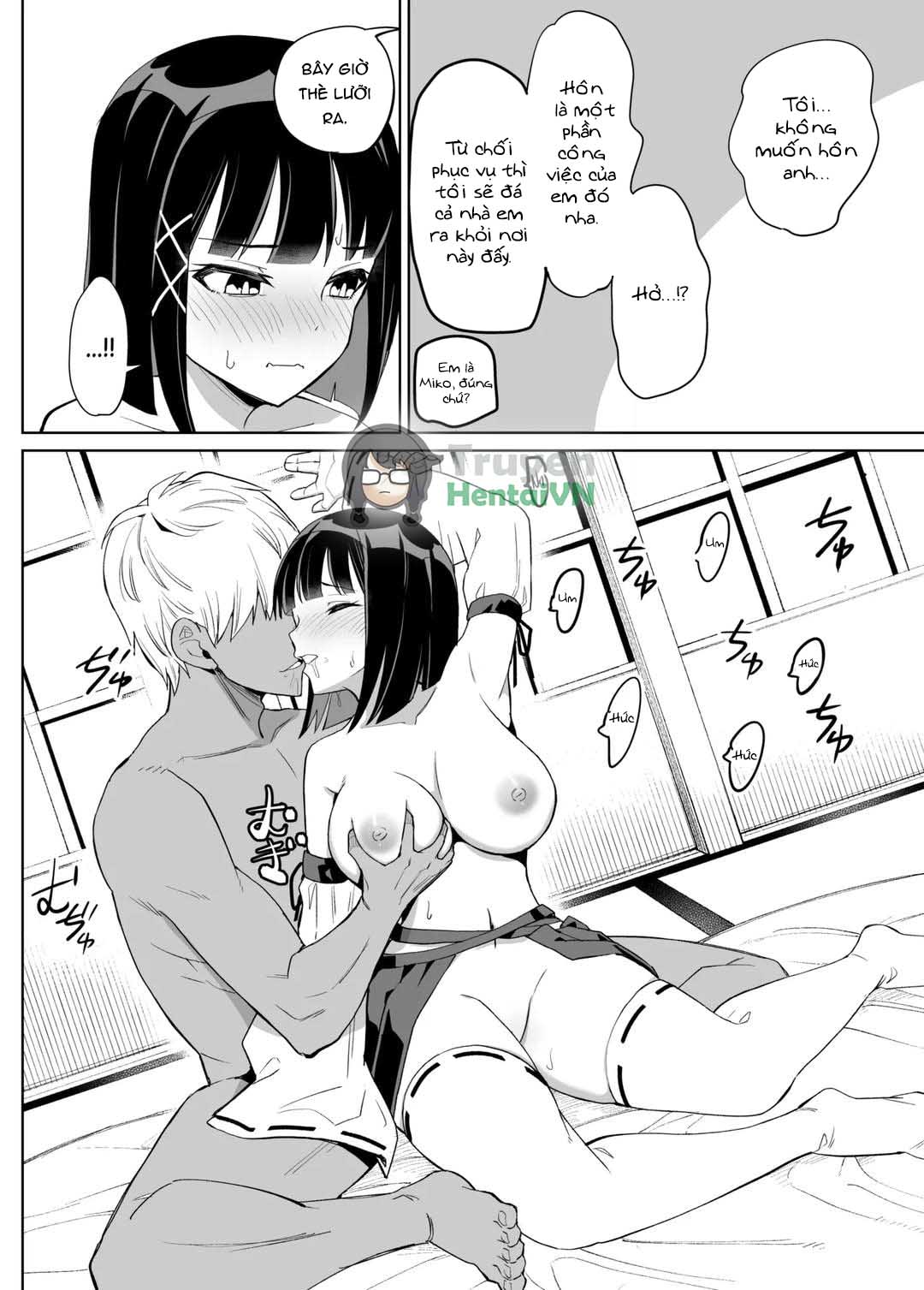 Đọc truyện hentai Kanojo wa Miko toshite Netorare Nakadashi Sareta - Oneshot