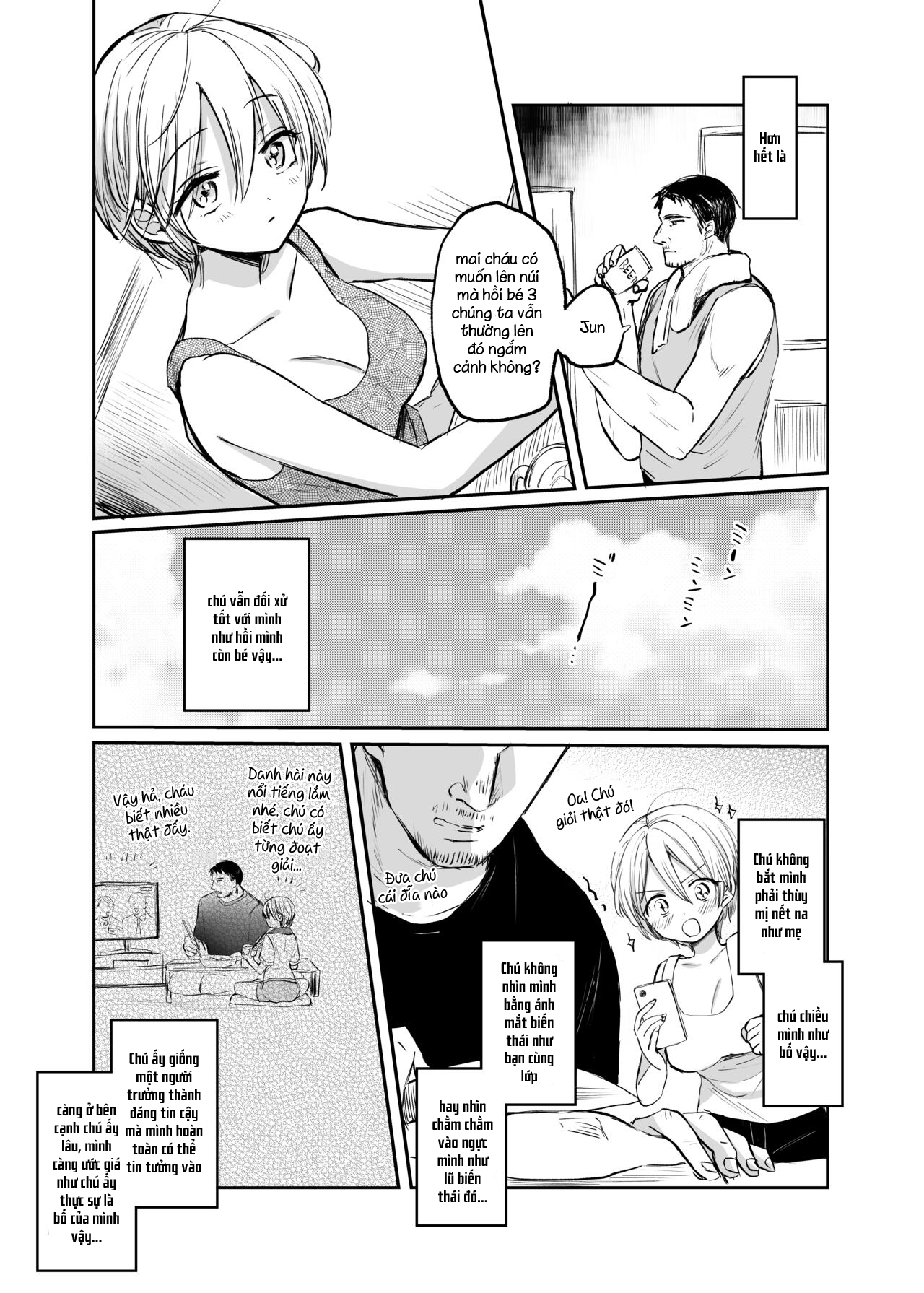 Đọc truyện hentai Sau khi trở thành nữ, tôi và chú... - Oneshot