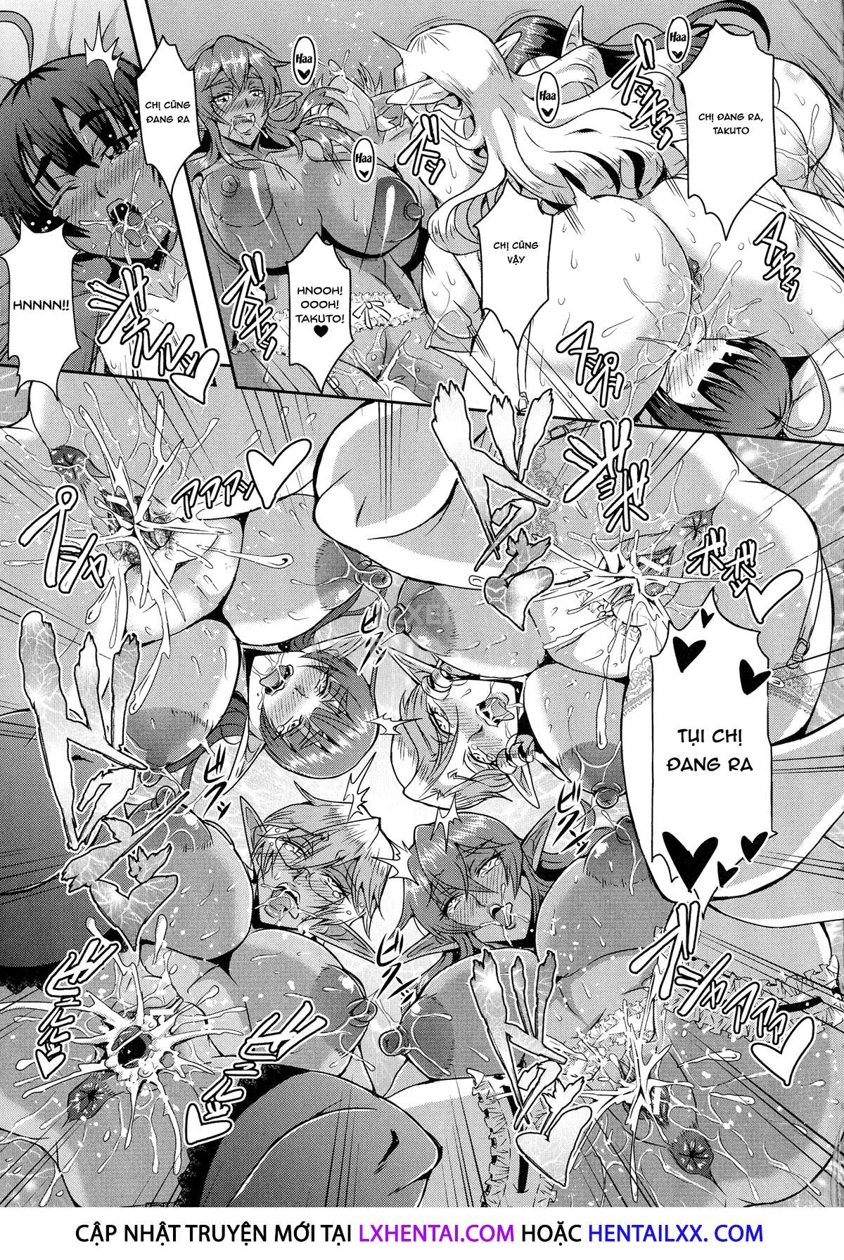 Đọc truyện hentai Elf Harem Story - Chap 4