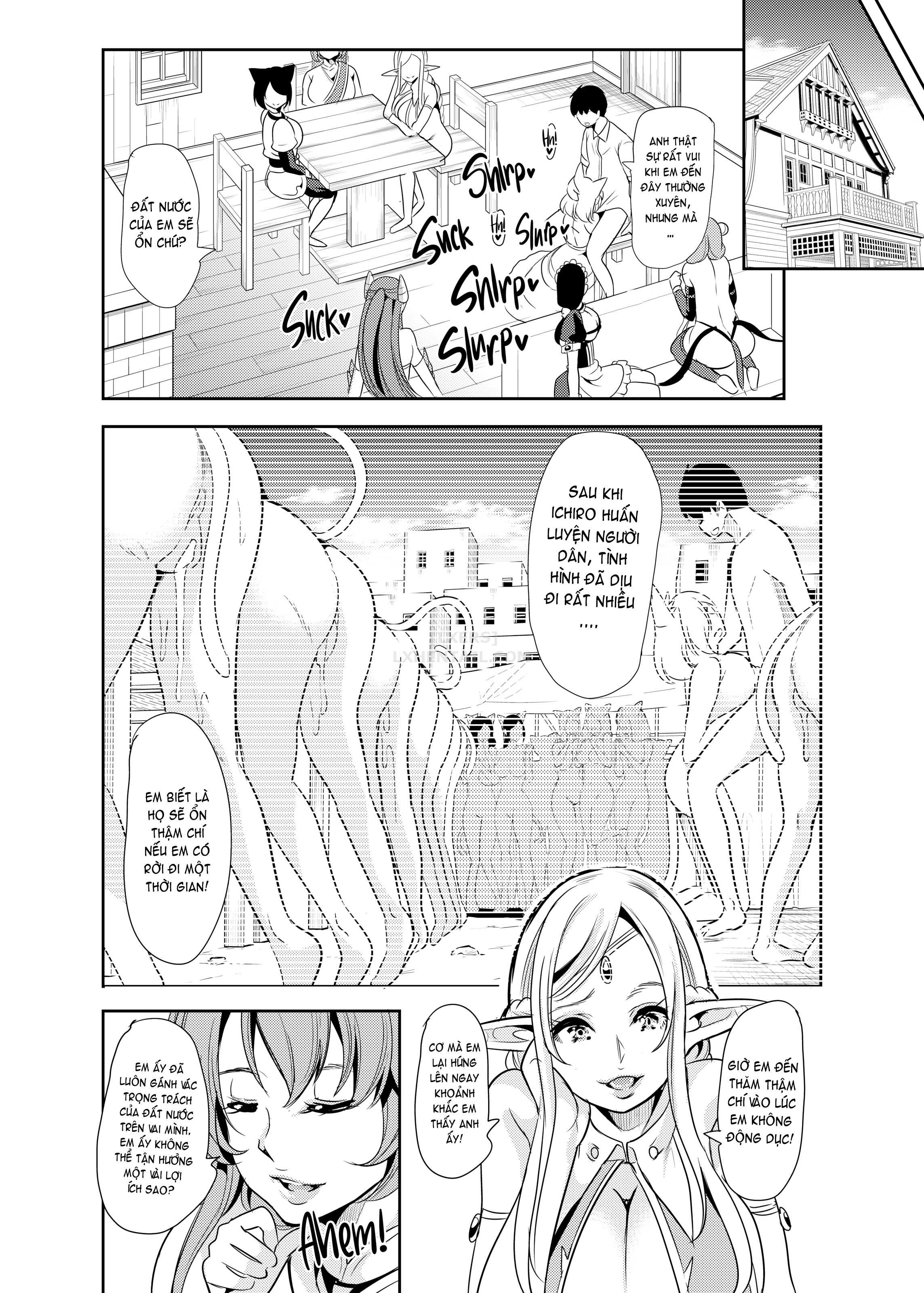 Đọc truyện hentai My Harem in Another World Collection - Chap 4 - Eight-Way Huge Cat Orgy!
