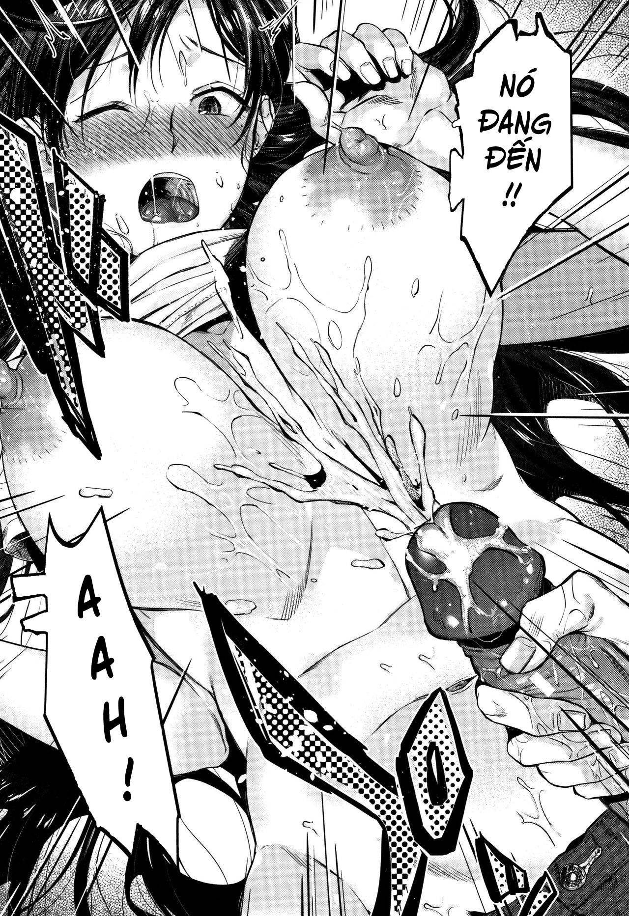 Đọc truyện hentai Kyonyuu Mama no Onayami Kaiketsu Saku!? - Oneshot