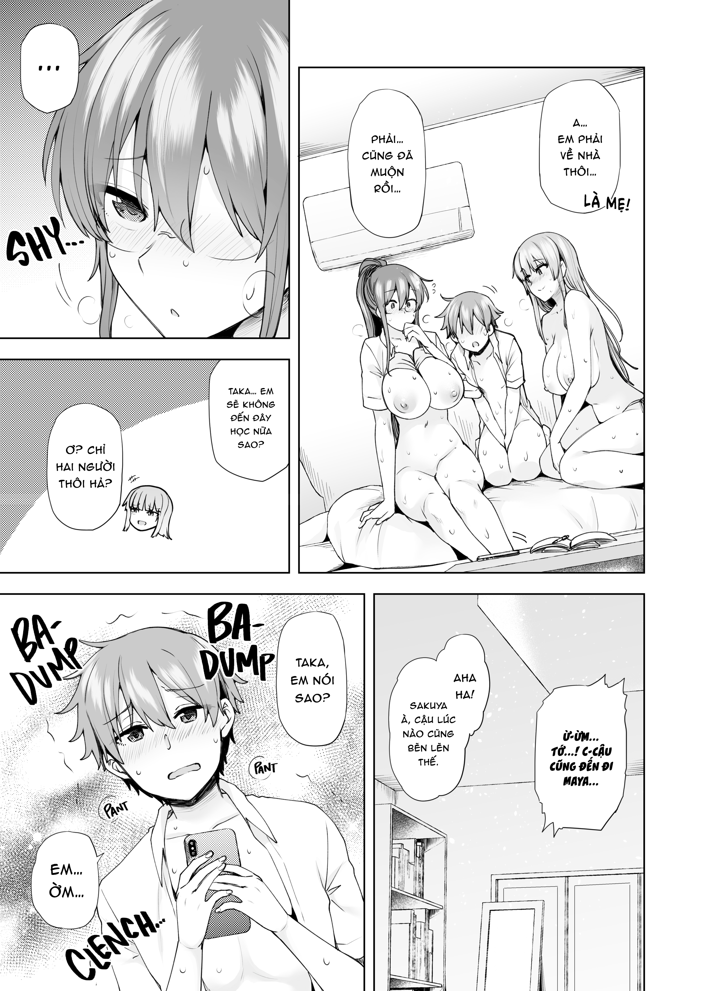 Đọc truyện hentai Trận Bóng Chuyền Không Cân Sức - Chap 3.2