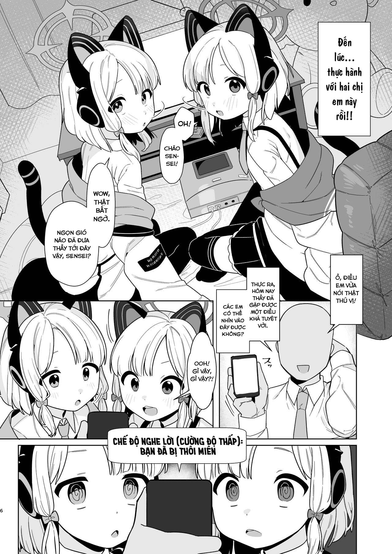 Đọc truyện hentai Câu lạc bộ Blue Archive thao túng tâm trí - Oneshot