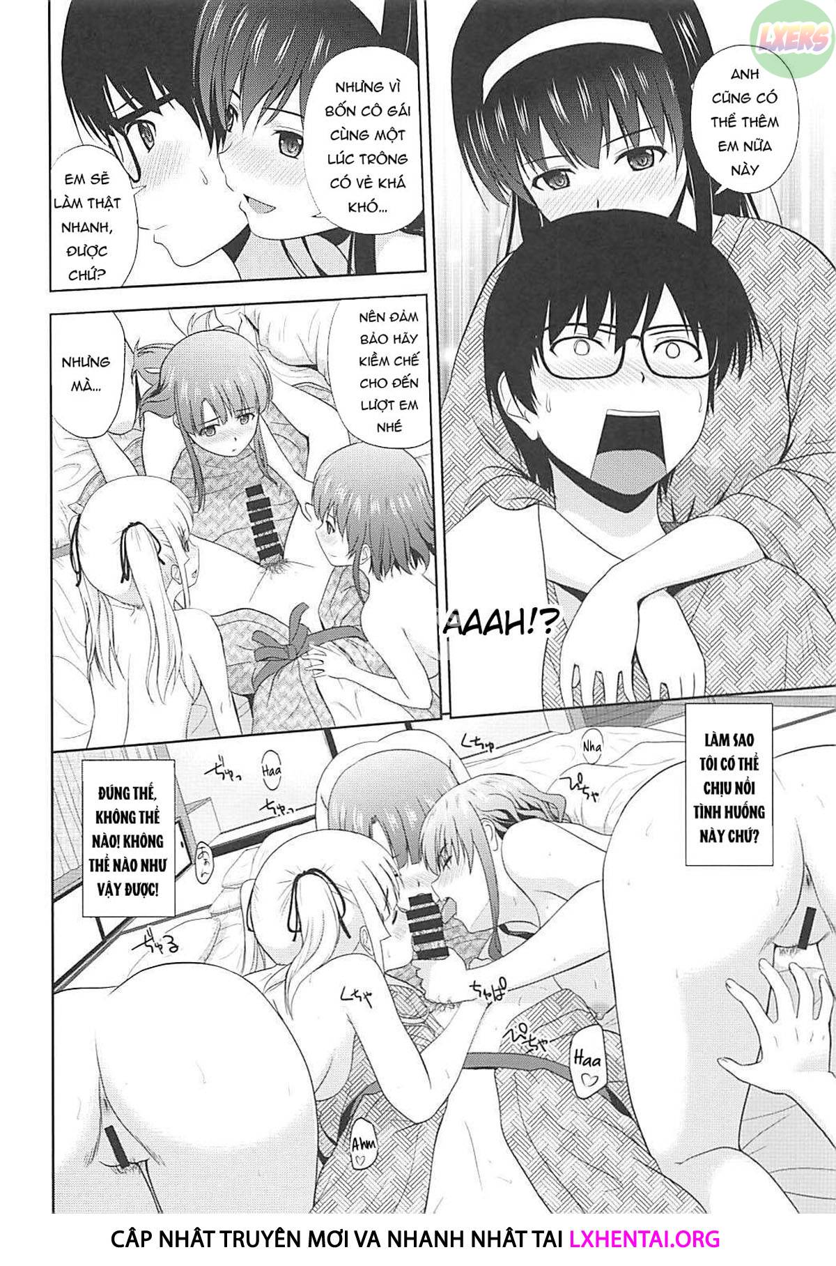 Đọc truyện hentai Rủ thêm bạn của bạn gái - Chap 1 - Tachi No Rinri Shinsakai B