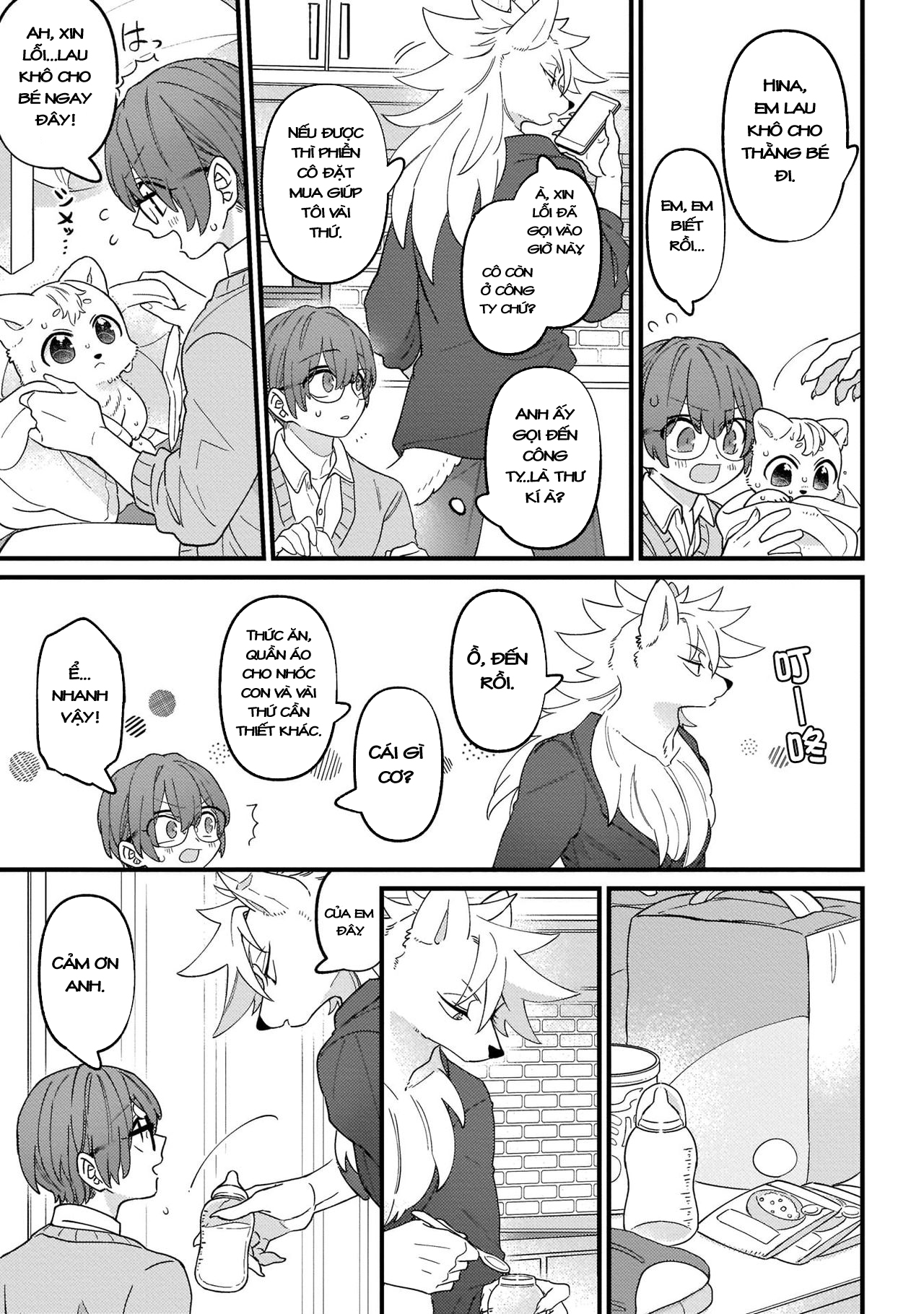 Đọc truyện hentai Trở thành gia đình với thú nhân - Chương 3