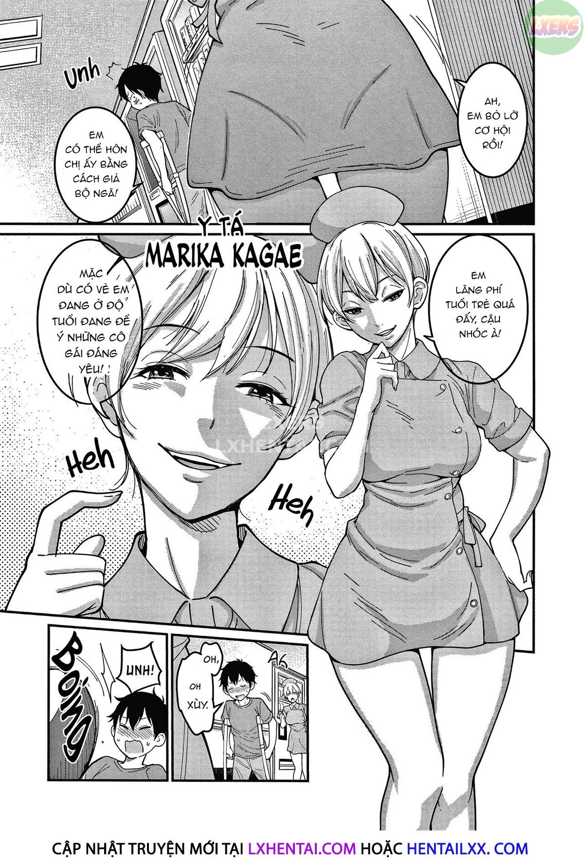 Đọc truyện hentai OneShota Ward 24 Hour Care Harem Hospitalization Life - Chap 1