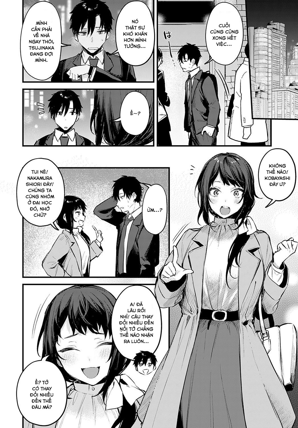 Đọc truyện hentai Kouhai Kanojo Tsujinaka-chan no Oshioki - Oneshot