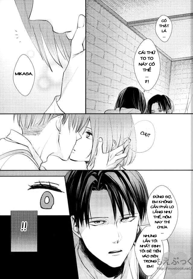 Đọc truyện hentai Chẳng thể đợi chờ (Shingeki no Kyojin) - Oneshot