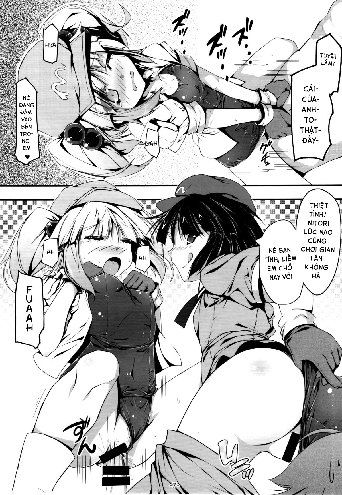 Đọc truyện hentai Nitori to Asobo! (Touhou) - Oneshot
