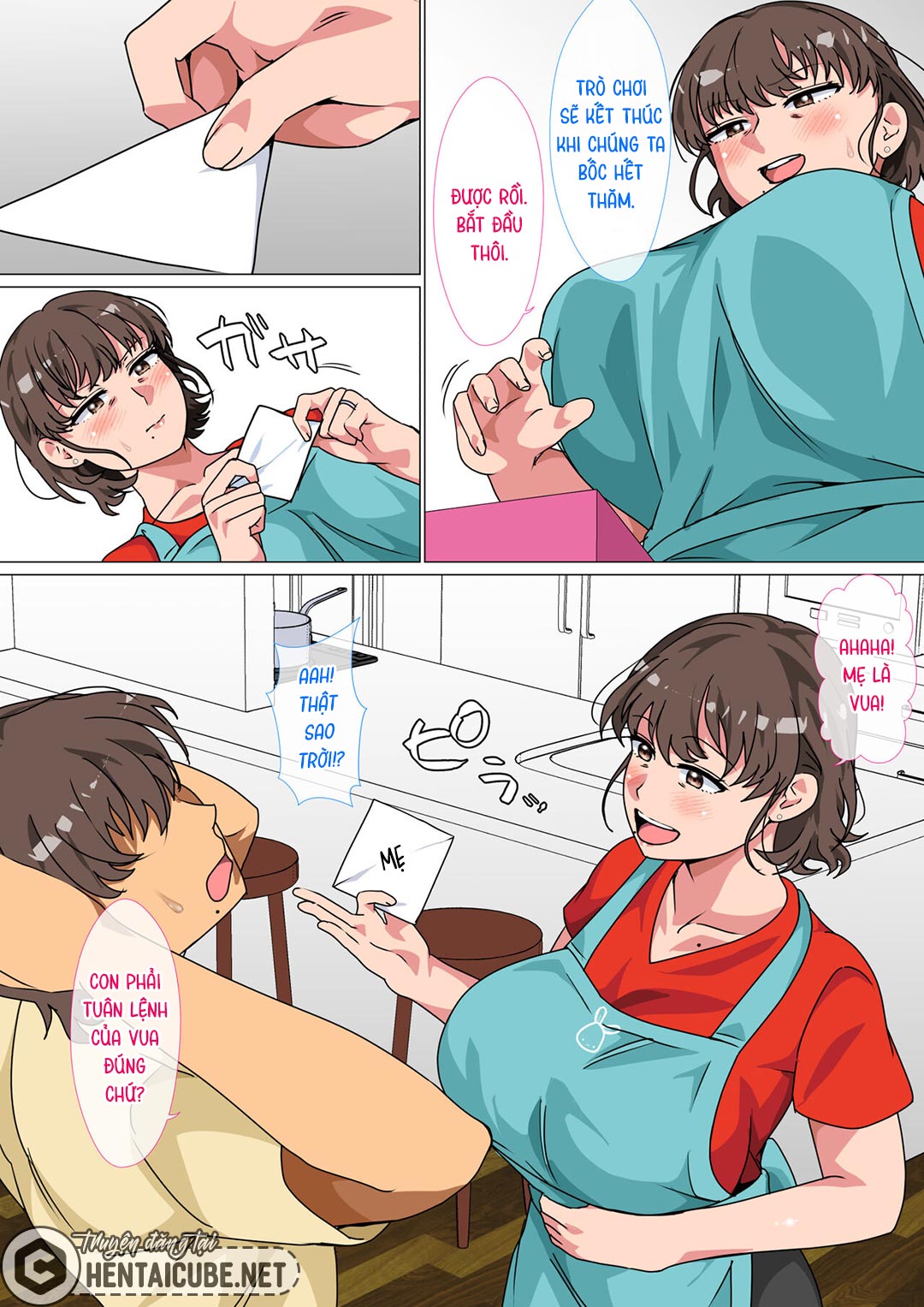 Đọc truyện hentai Tôi ra lệnh cho mẹ làm tình với mình trong trò chơi làm vua - Oneshot