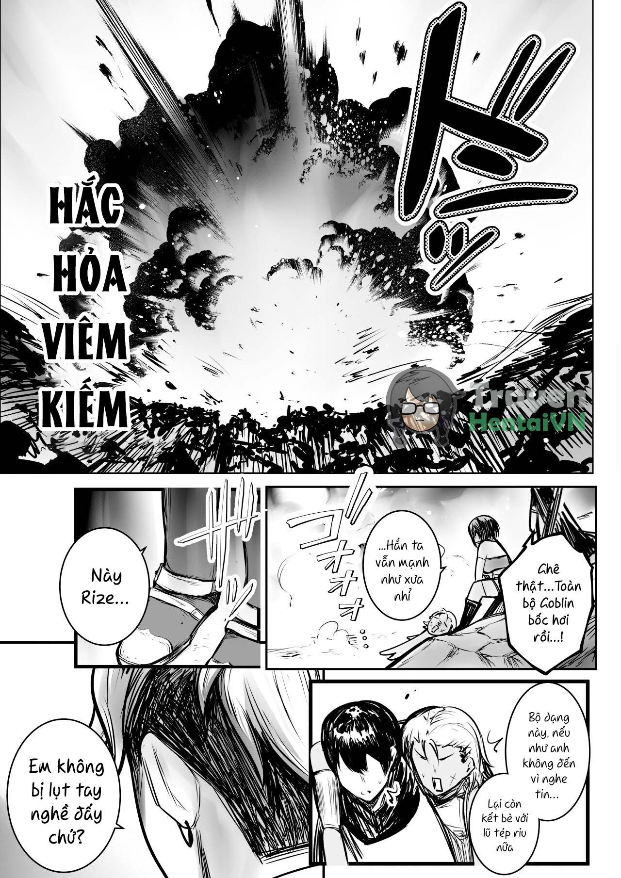 Đọc truyện hentai Onna Kishi Rize wa Koyoi mo Maotoko ni Dakareru 3 - Oneshot