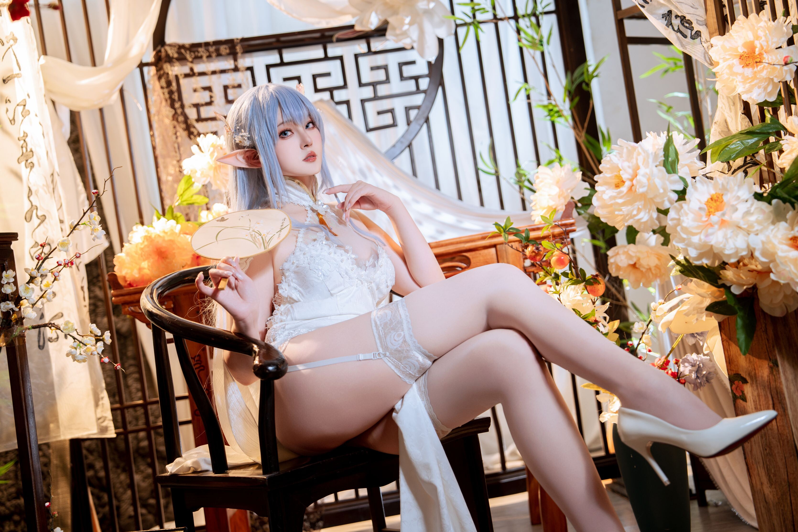Đọc truyện hentai Tuyển tập Albums siêu phẩm Cosplay - Chap 978 - Natsuko - Azur Lane Albion Cheongsam