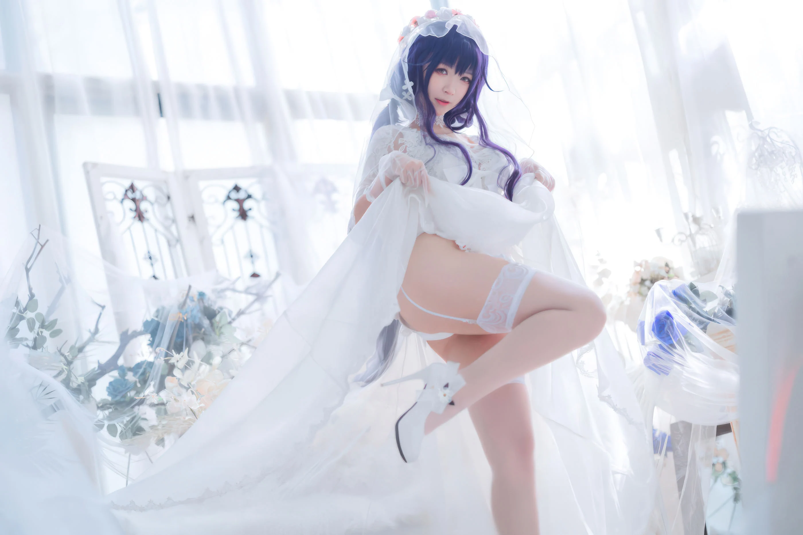 Đọc truyện hentai Tuyển tập Albums siêu phẩm Cosplay - Chap 1414 - Sakura-chan w Azur Lane Azuma no Hanayome