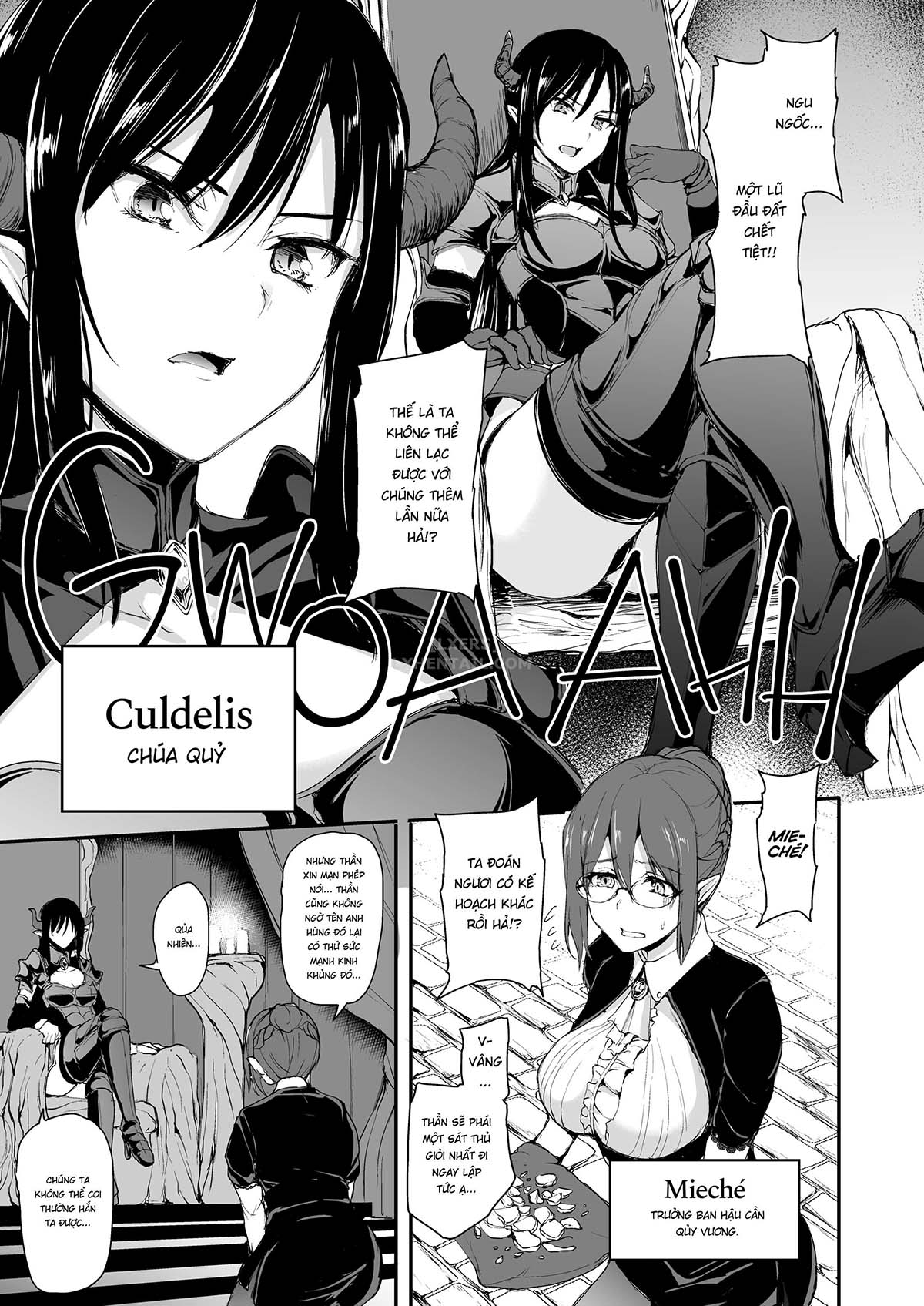Đọc truyện hentai Tales of a Harem in Another World - Chap 5 - Ambushed! The Wild Succubus Sisters Appear!