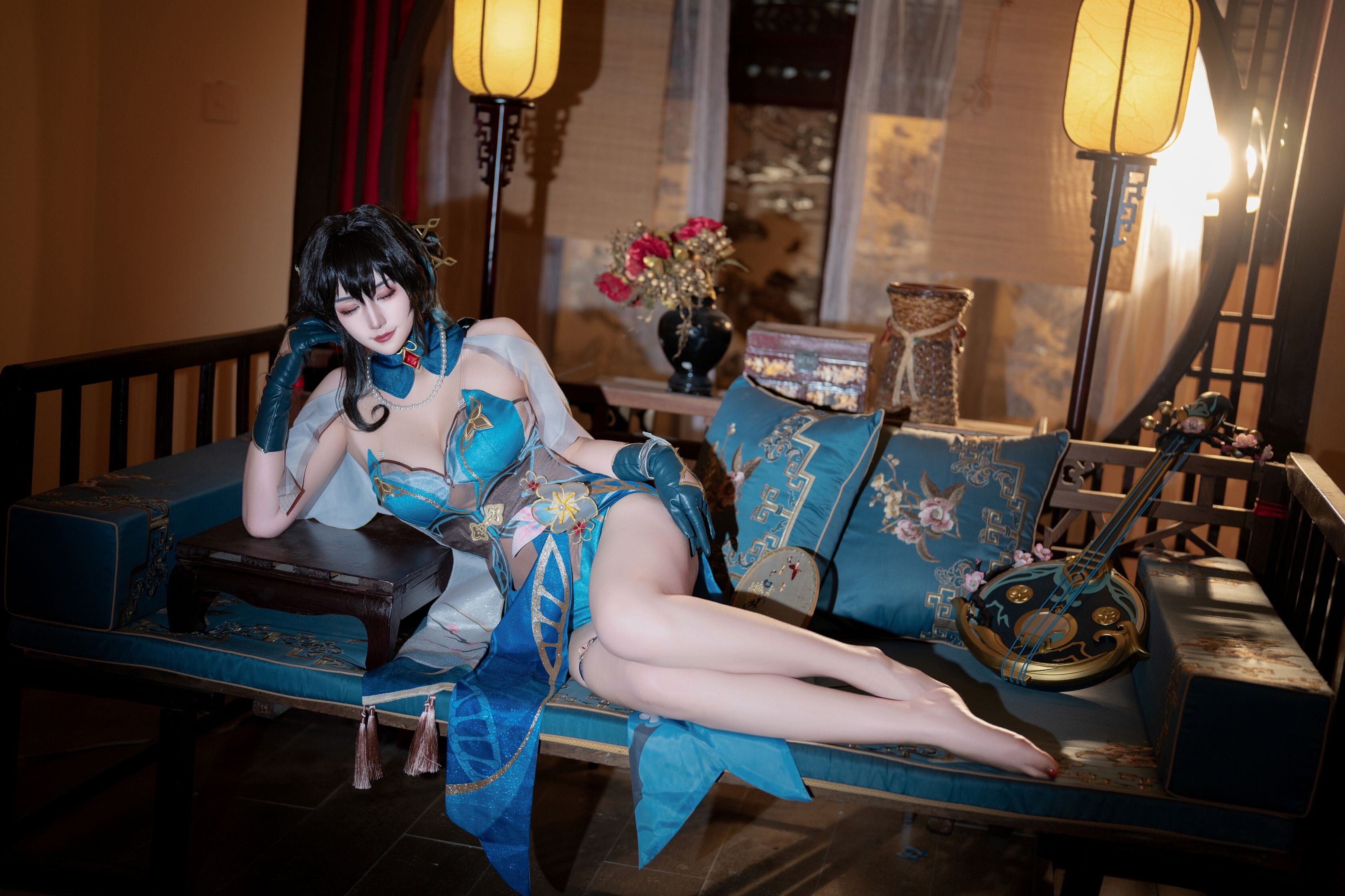 Đọc truyện hentai Tuyển tập Albums siêu phẩm Cosplay - Chap 1022 - Xinglan is Lanlan and calls her Lanmei - Collapse of the Star Sky Railway Ruan Mei