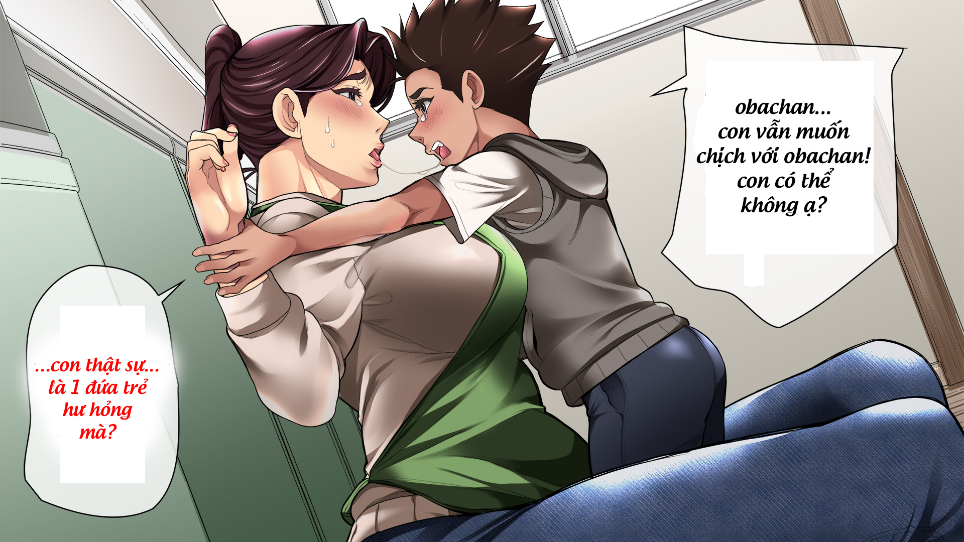 Đọc truyện hentai Kimottama Kaa-San Ga Onna No Kao O Miseru No Wa - Oneshot