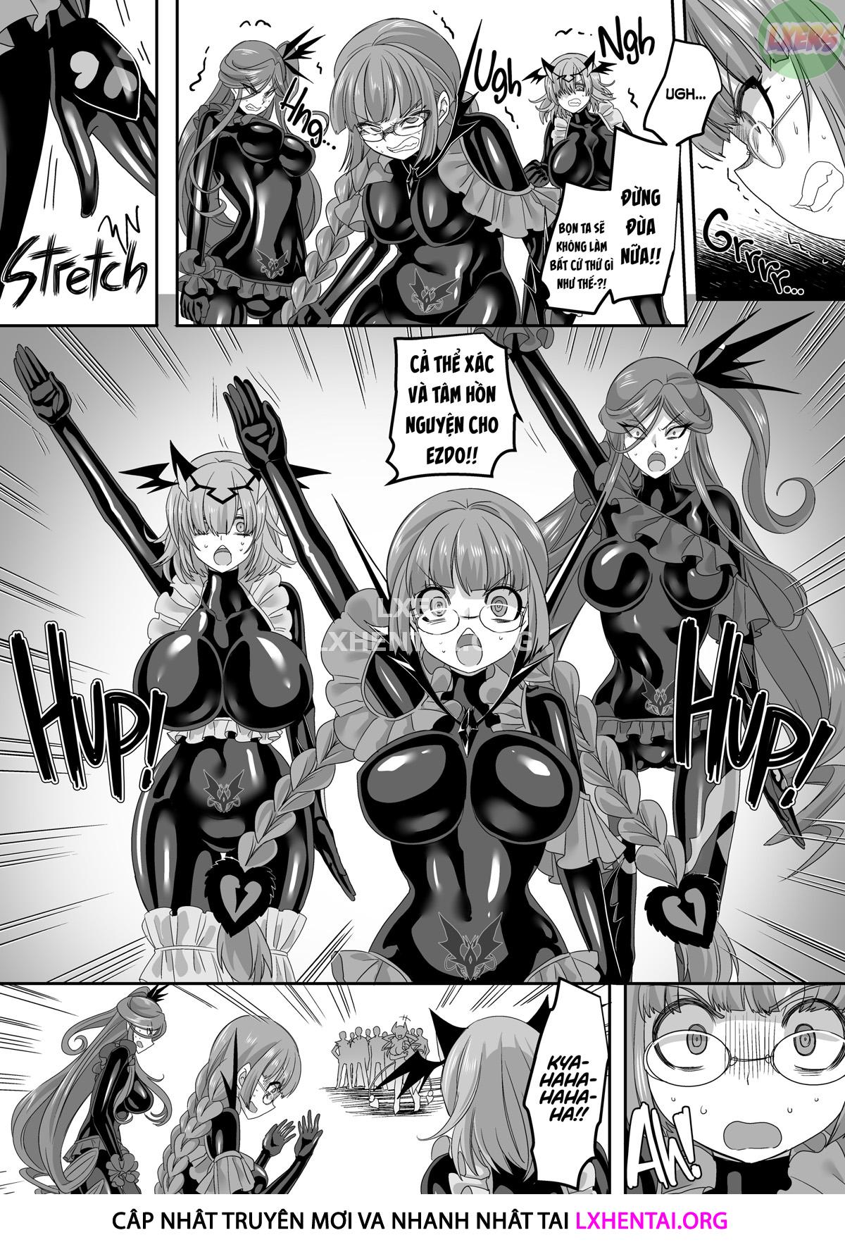 Đọc truyện hentai Saikyou no Seigi no Hero wa Kagami no Naka de wa Saijaku no Kaijin - Oneshot